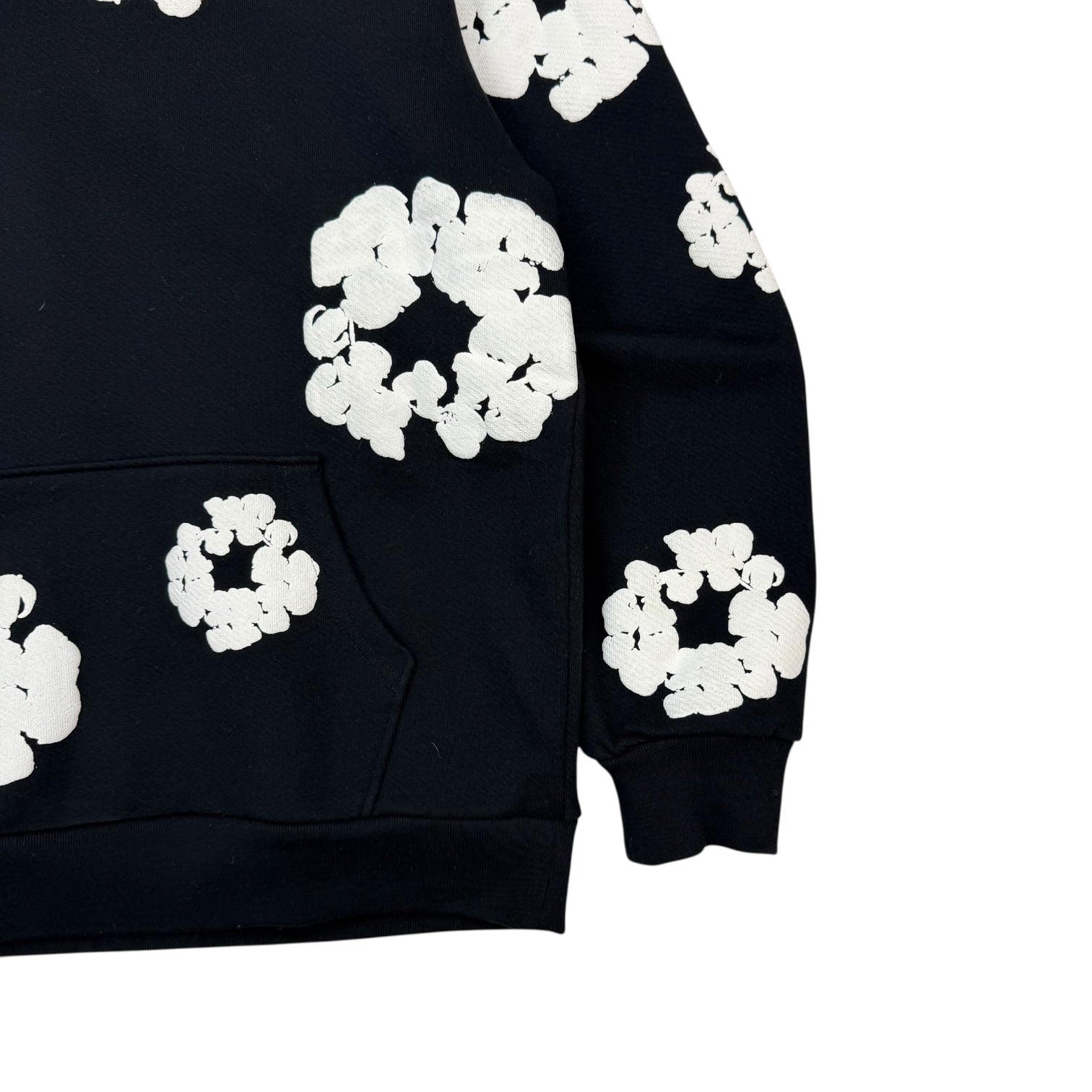 Denim Tears Cotton Wreath Hoodie Black