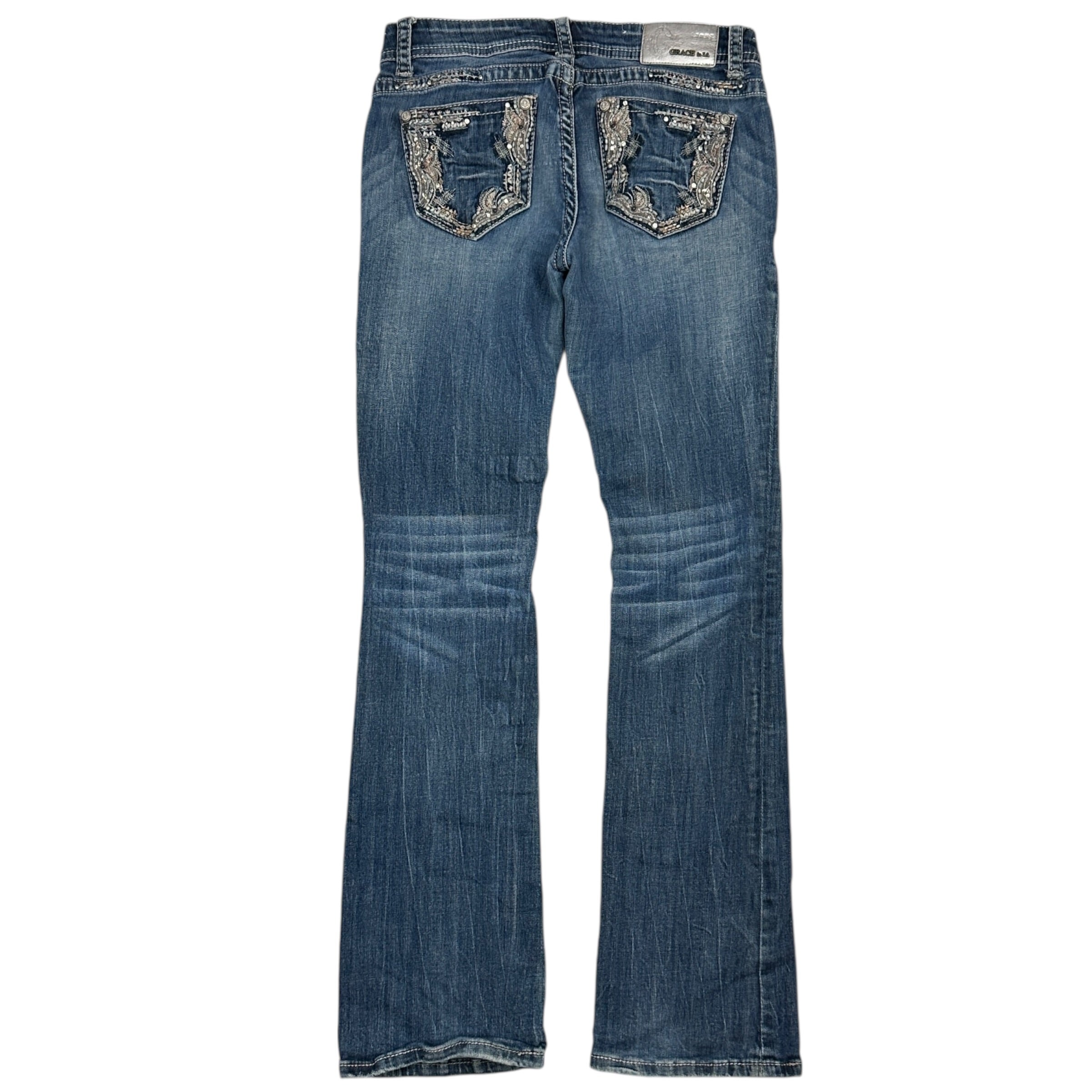 (W) Vintage Y2K Grace in LA Boot Cut Denim Jeans