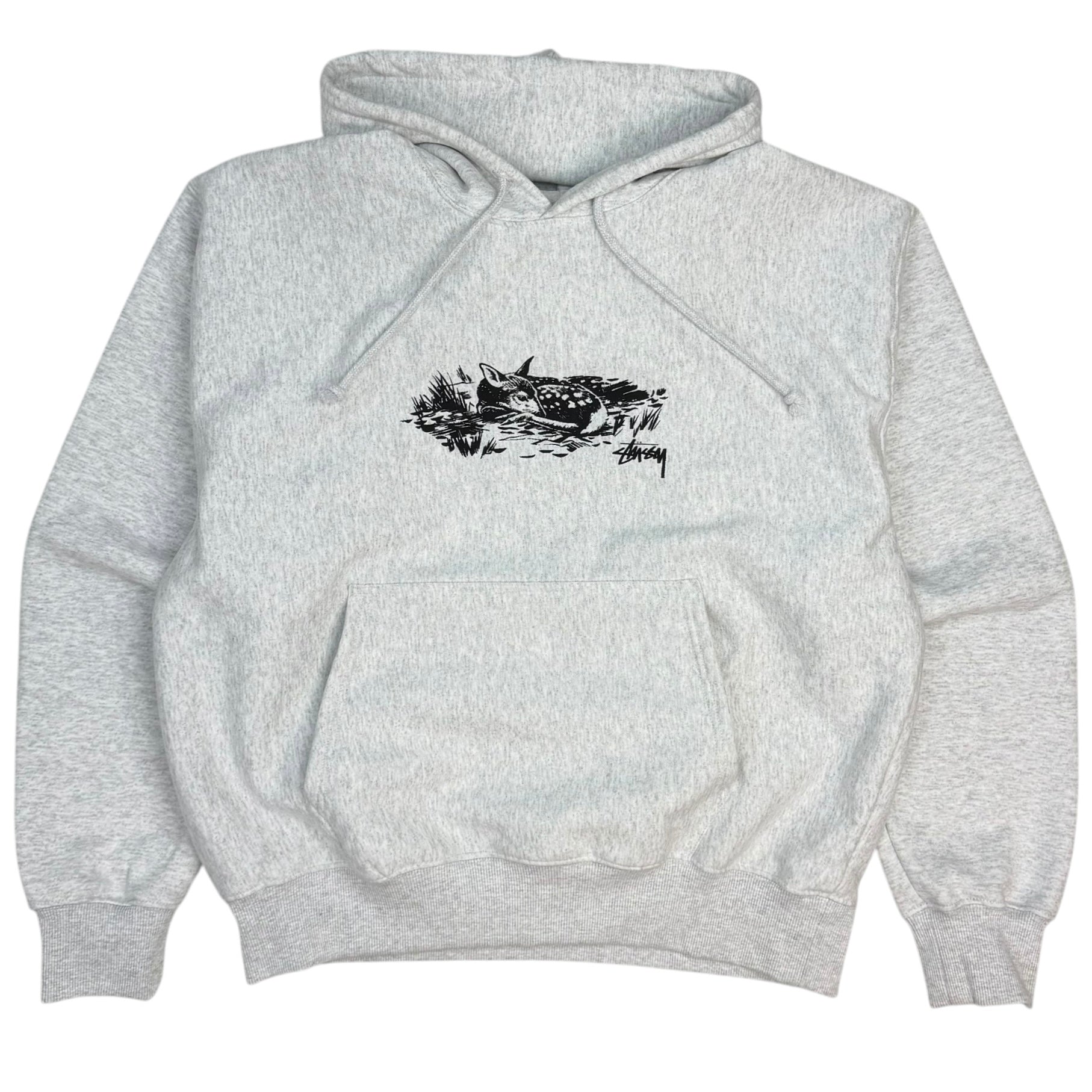 Stussy Fawn Hoodie Ash Heather