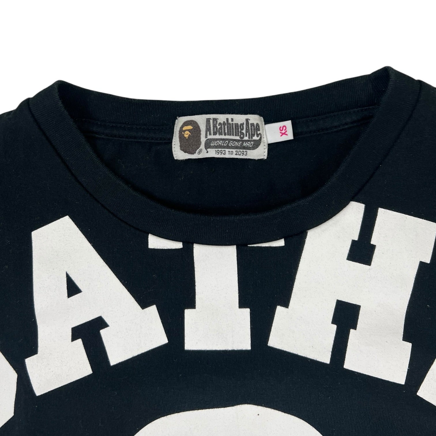 (W) A Bathing Ape College Logo T-Shirt