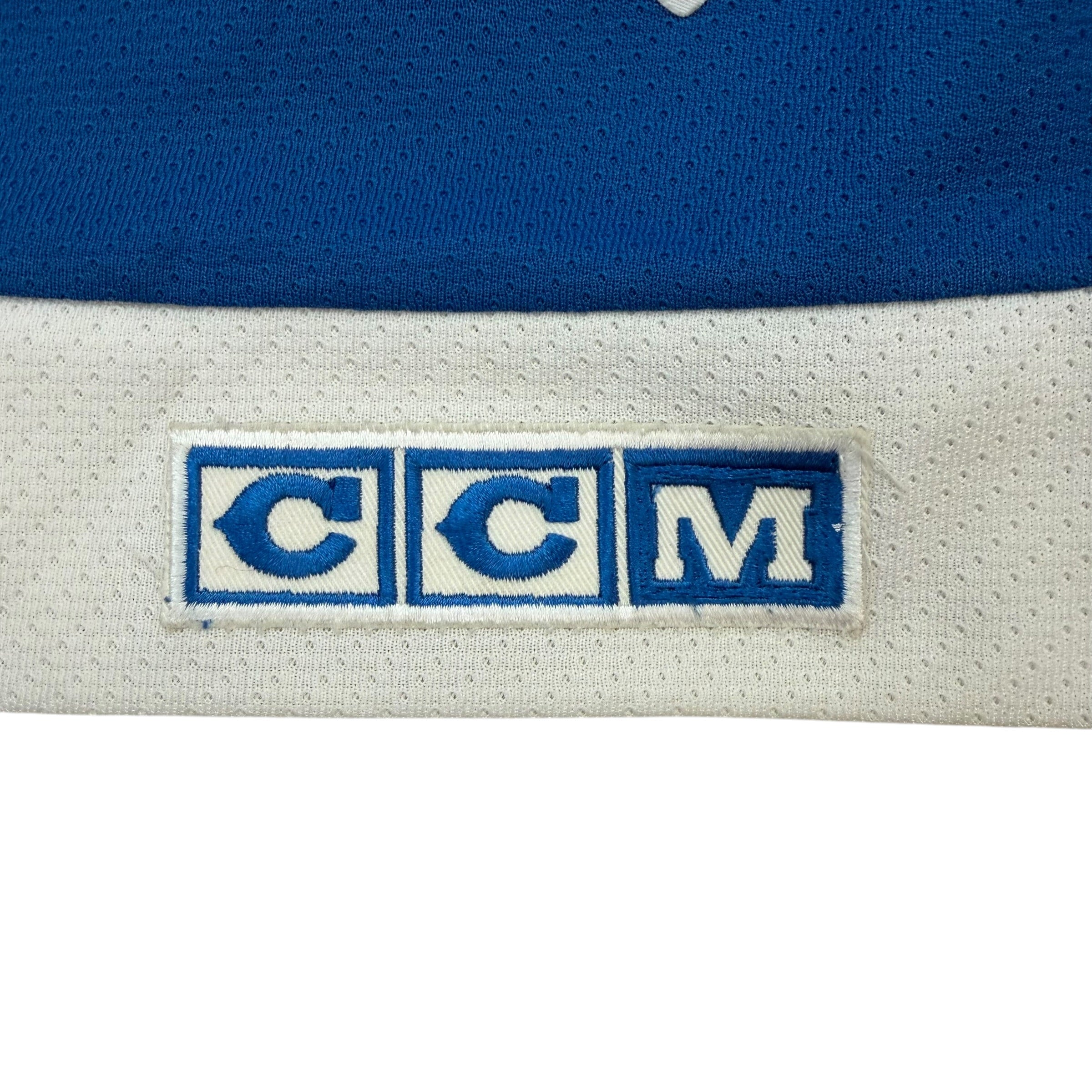 Vintage Quebec Nordiques CCM Jersey Blue