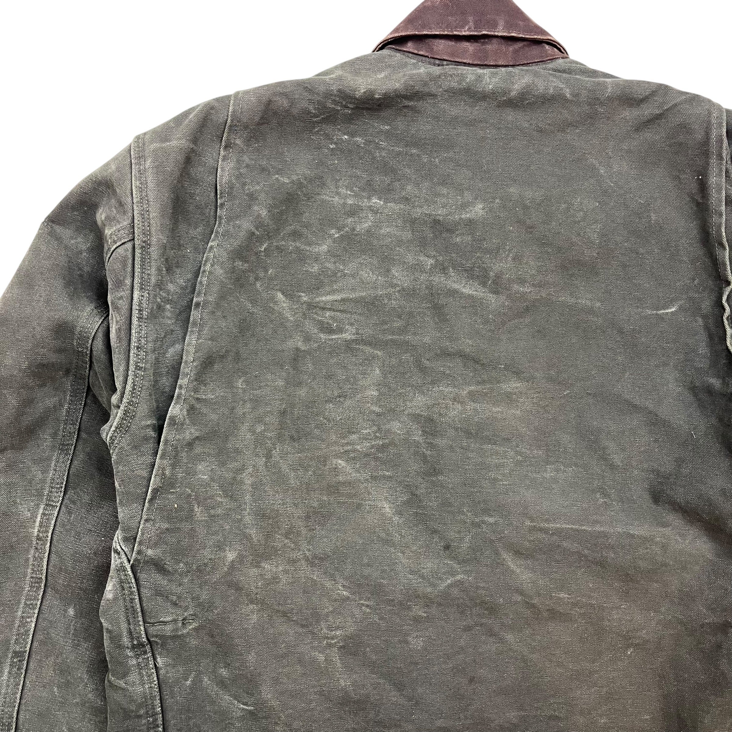 Vintage Carhartt Detroit Blanket Lined Jacket Moss Green