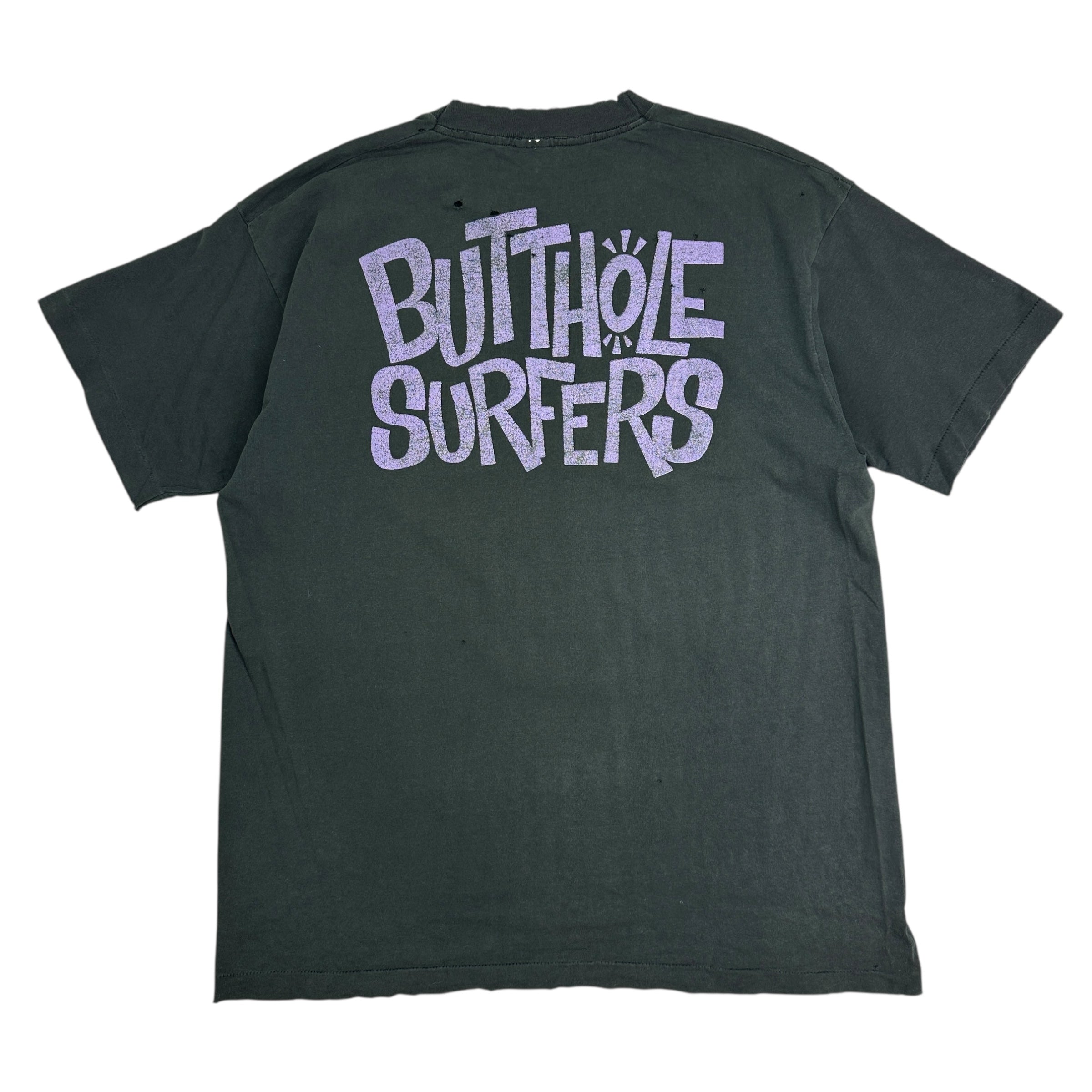 1993 Butthole Surfers Coop Art Cowboy Tee Black