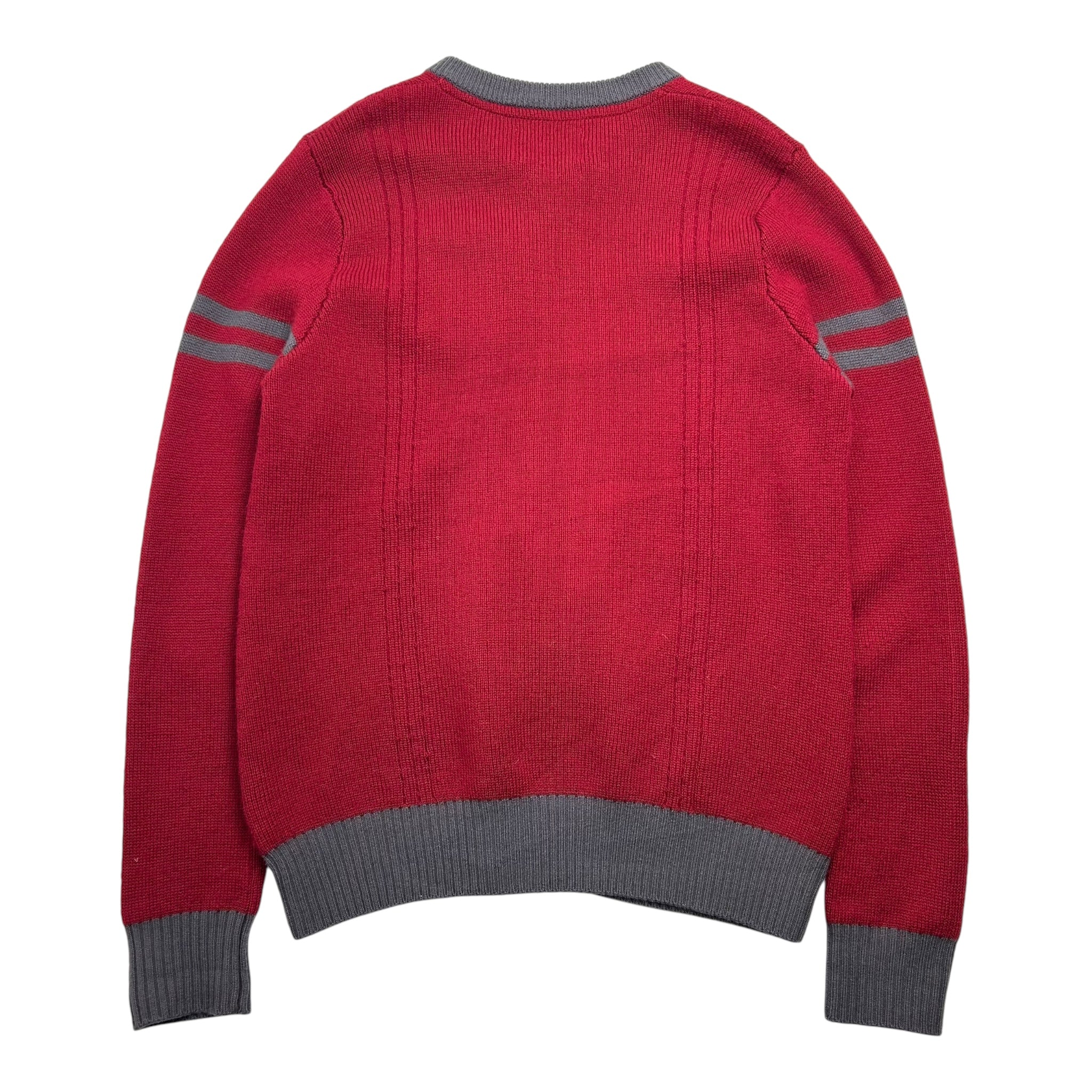 Billionaire Boys Club College Knit Sweater Red