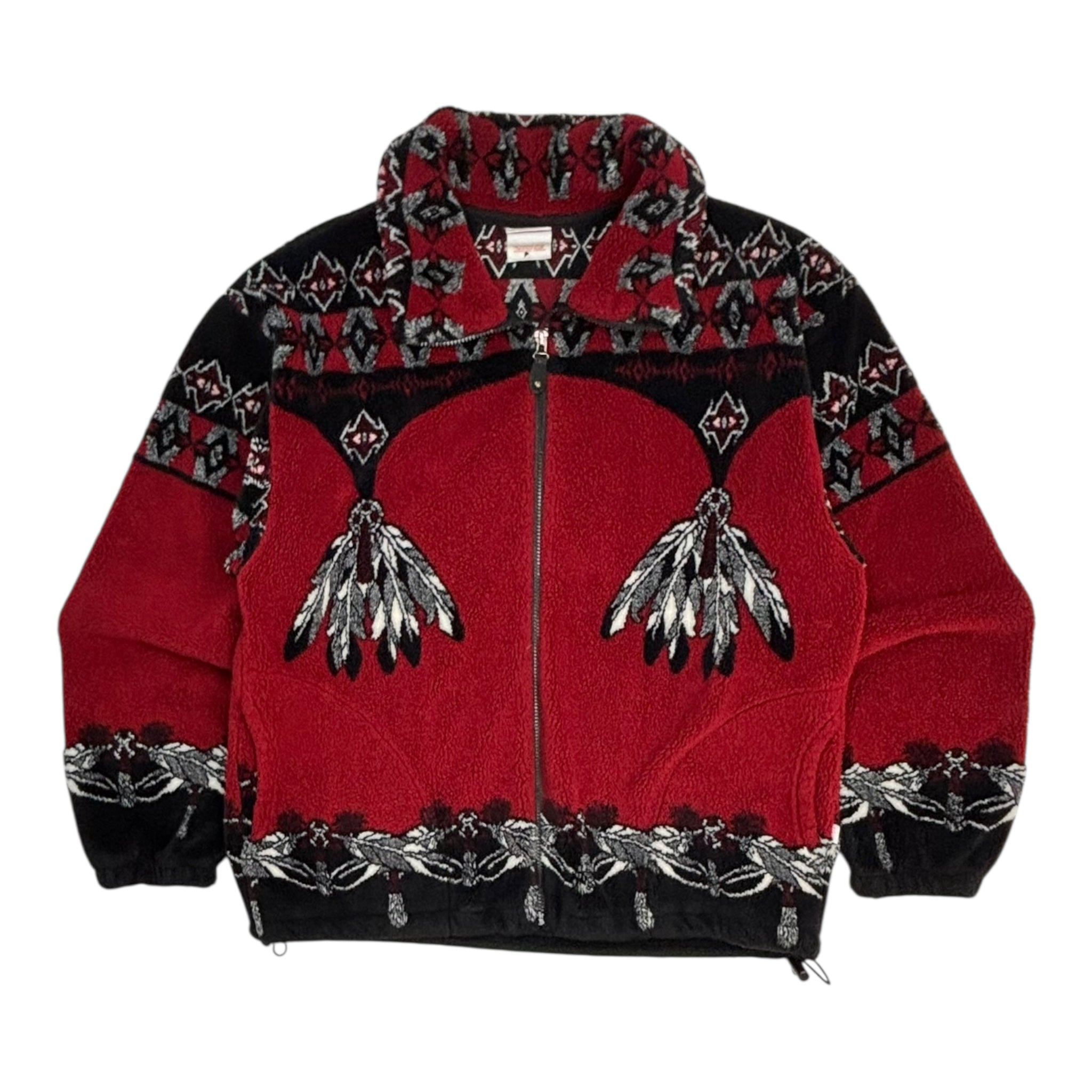 Vintage Milton Funwear Dreamcatcher Fleece Zip-Up