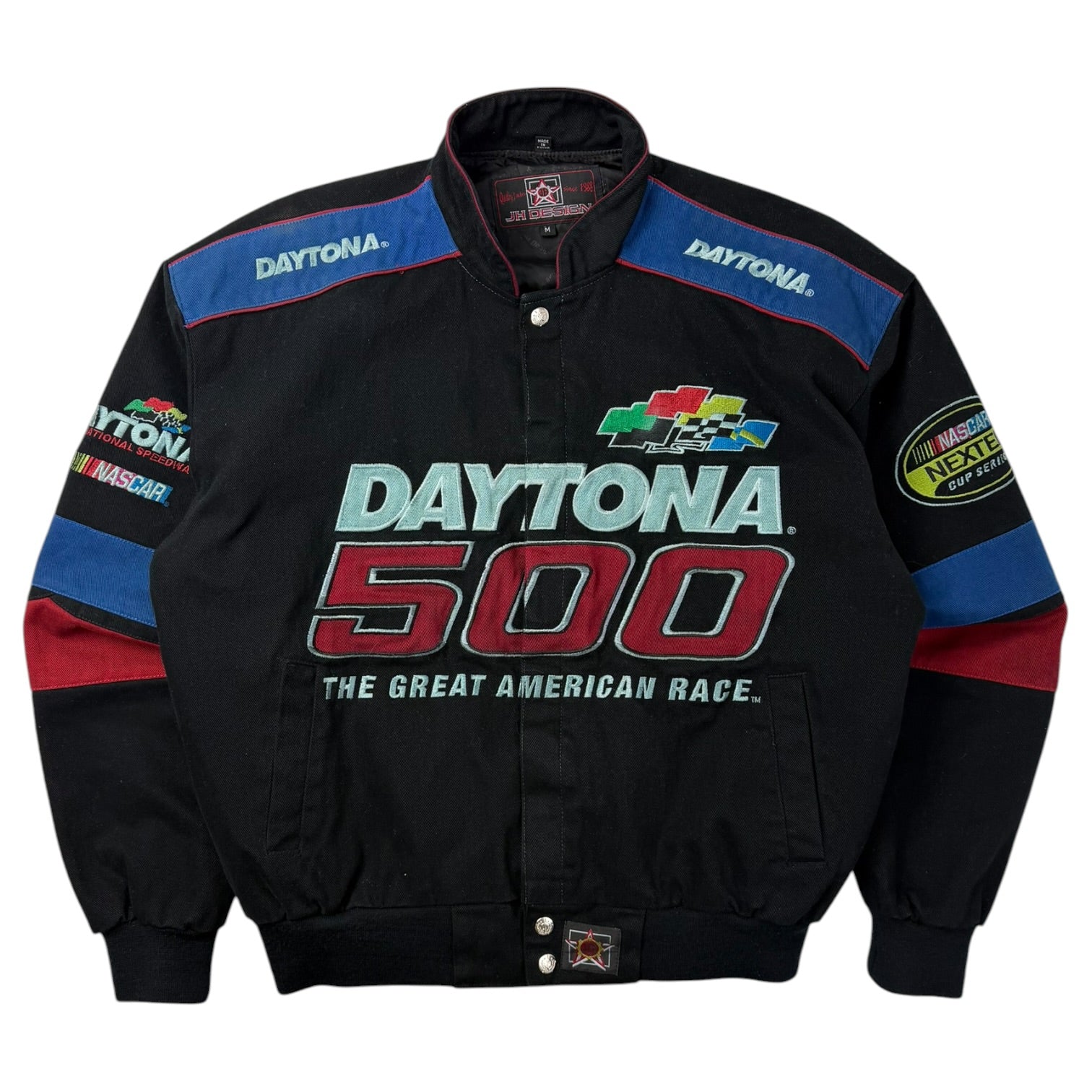 Vintage Daytona 500 NASCAR Jacket Black/Blue