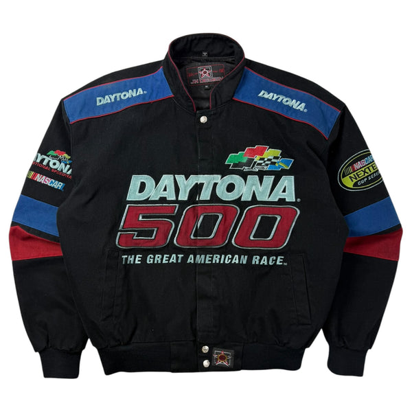 Vintage Daytona 500 NASCAR Jacket Black/Blue