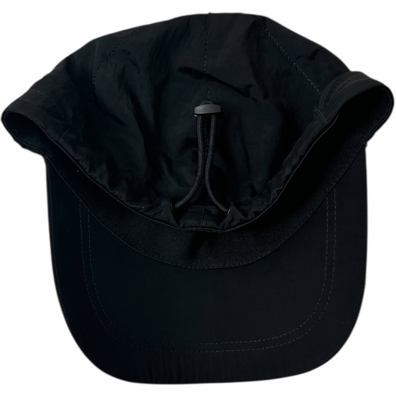 Stone Island 6-Panel Nylon Metal Cap Black