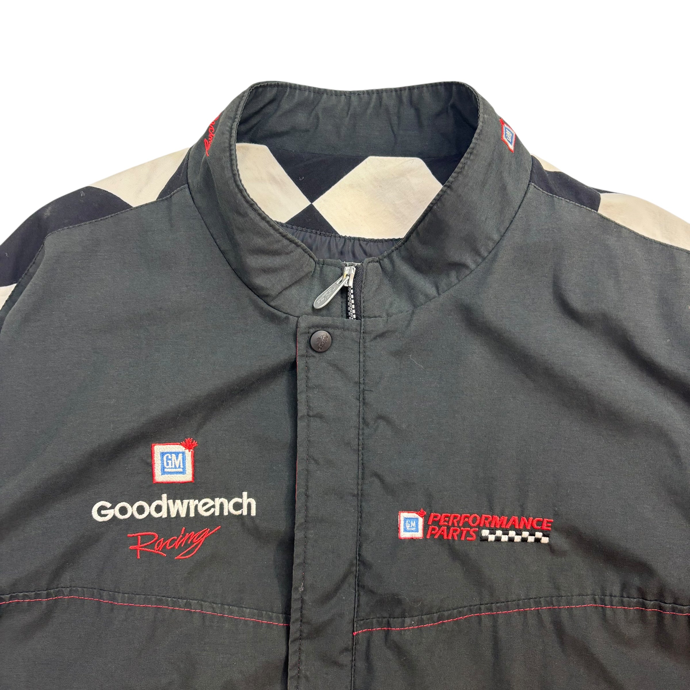 Vintage Goodwrench Racing Checkered NASCAR Jacket