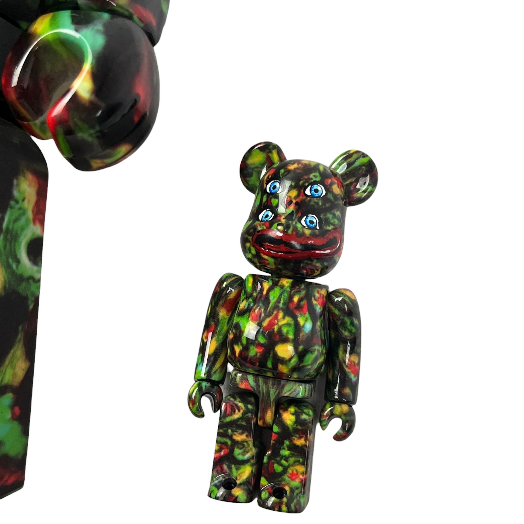 Bearbrick Nagnagnag 100% + 400% 4 Eyes Green