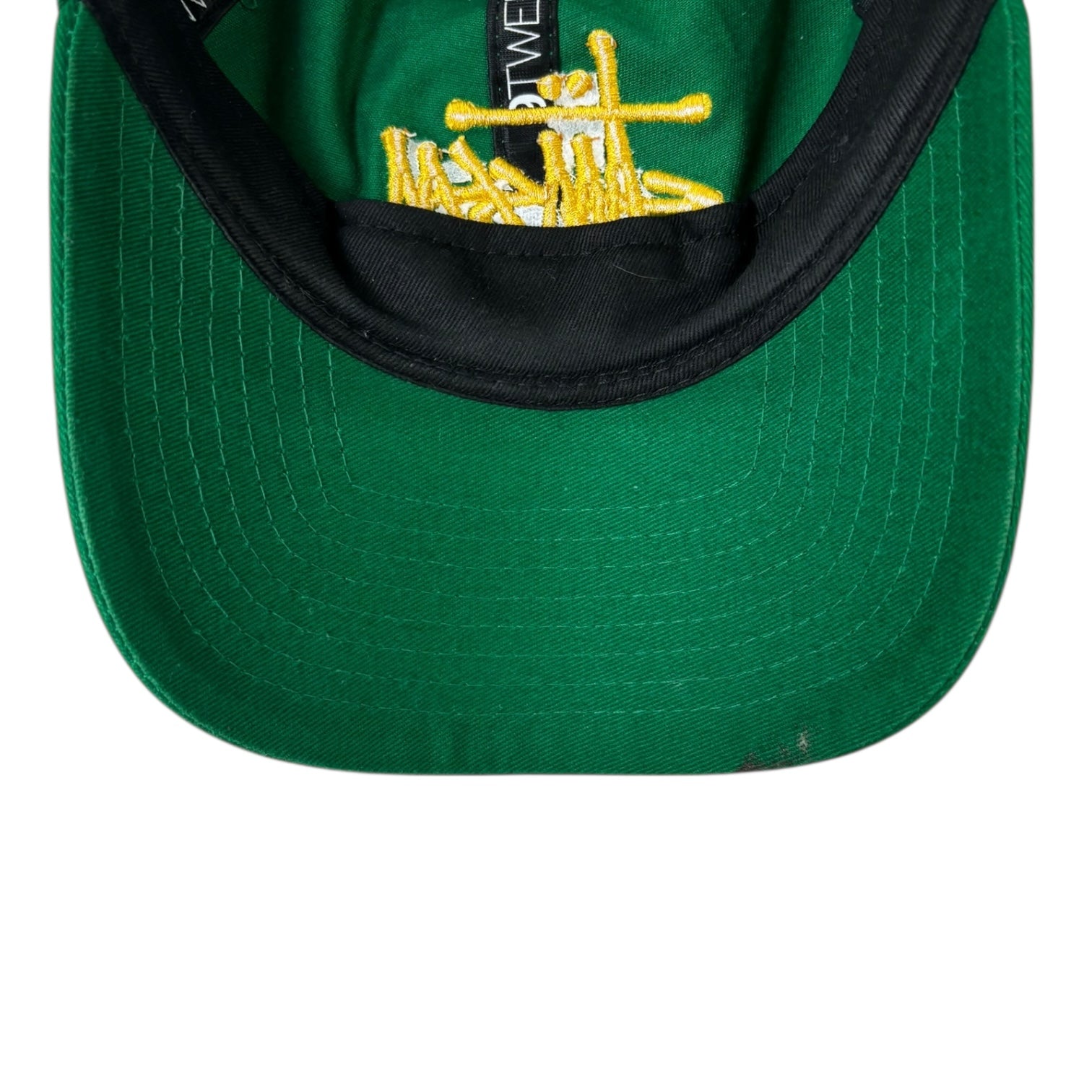 Stussy New Era 9Twenty Basic StrapBack Hat Kelly Green