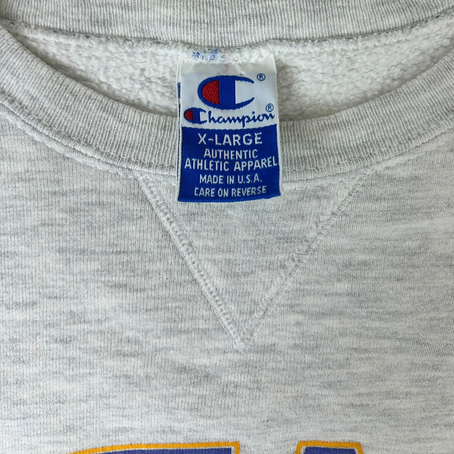 Vintage Champion Utah Jazz Crewneck Sweater Grey