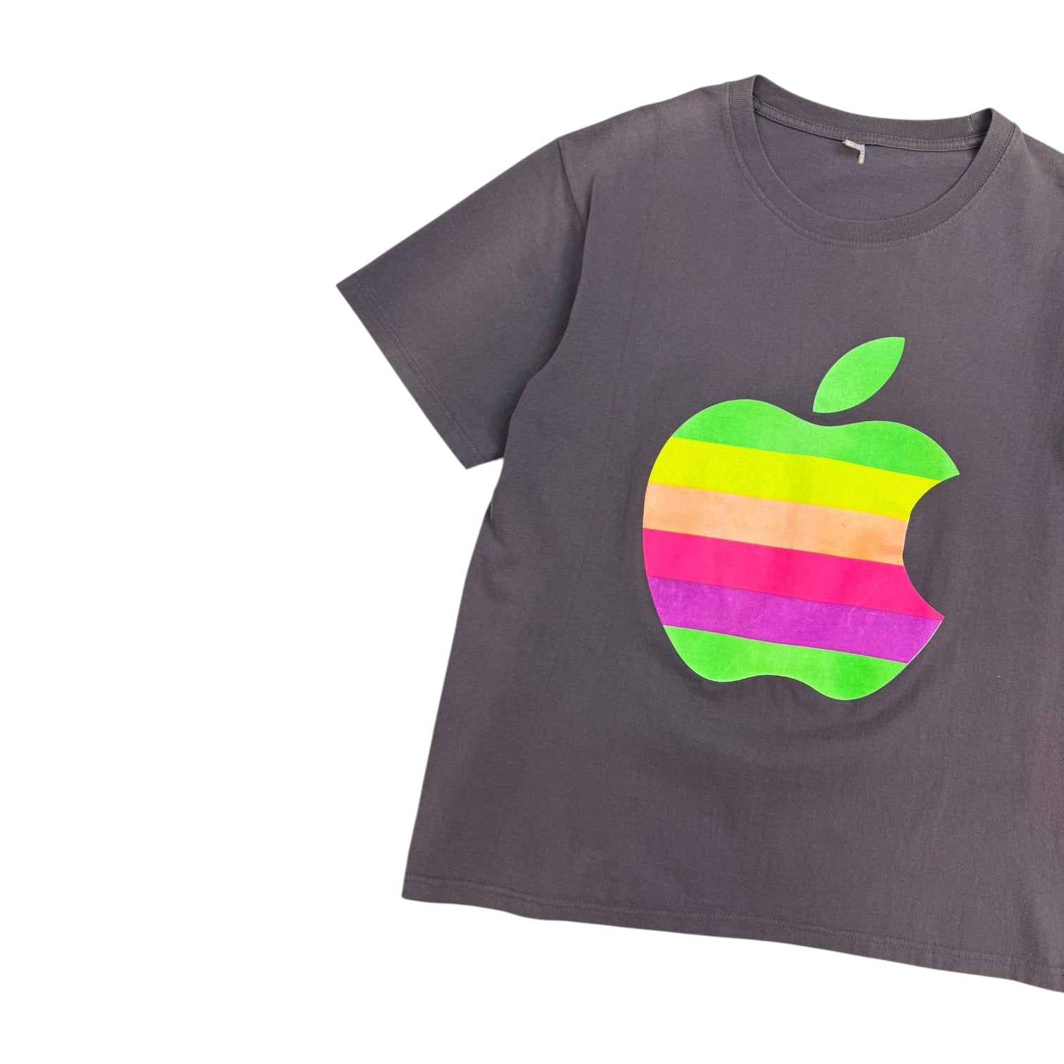 Vintage Apple Computers T-Shirt Dark Grey