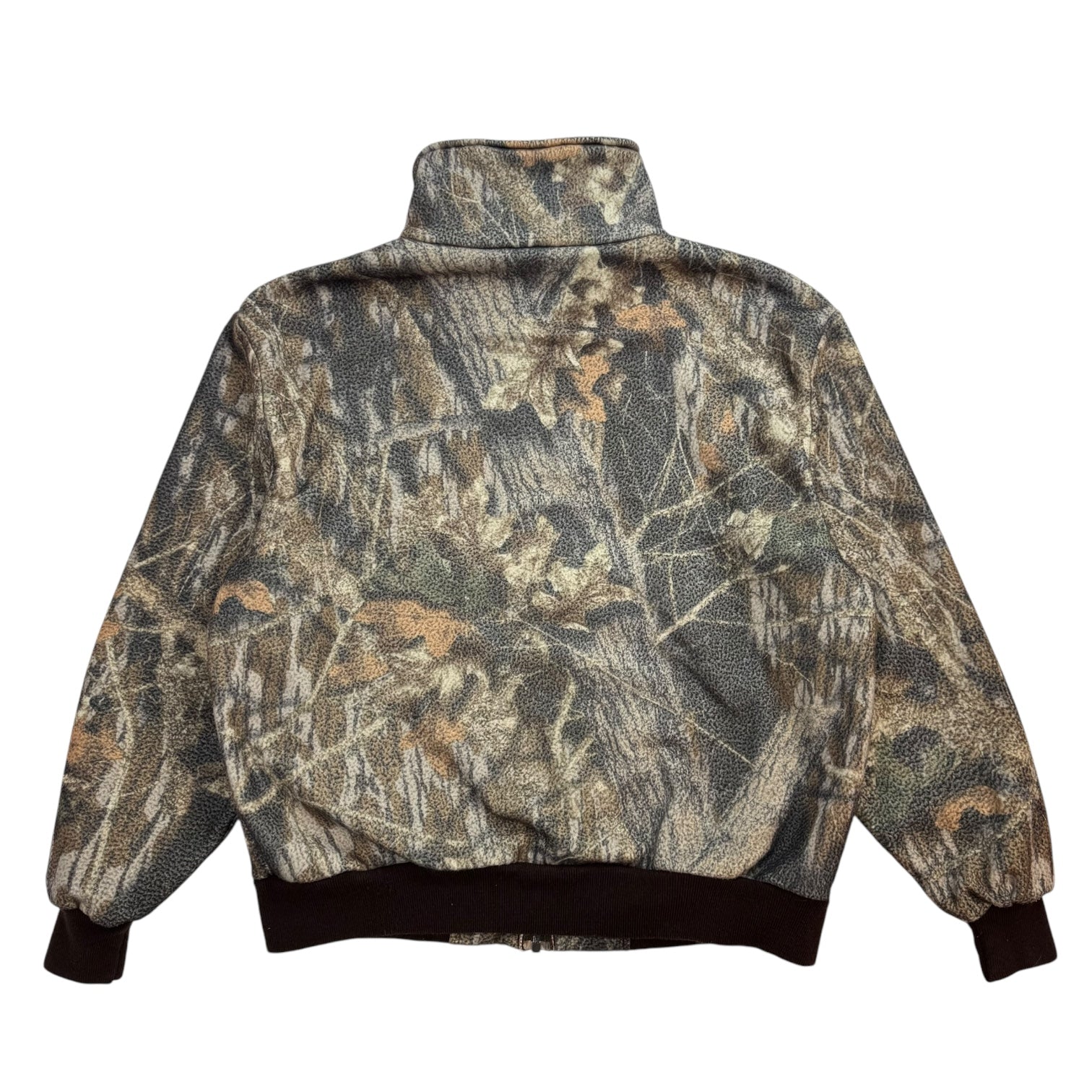 Vintage Mossy Oak Fleece Jacket Camo