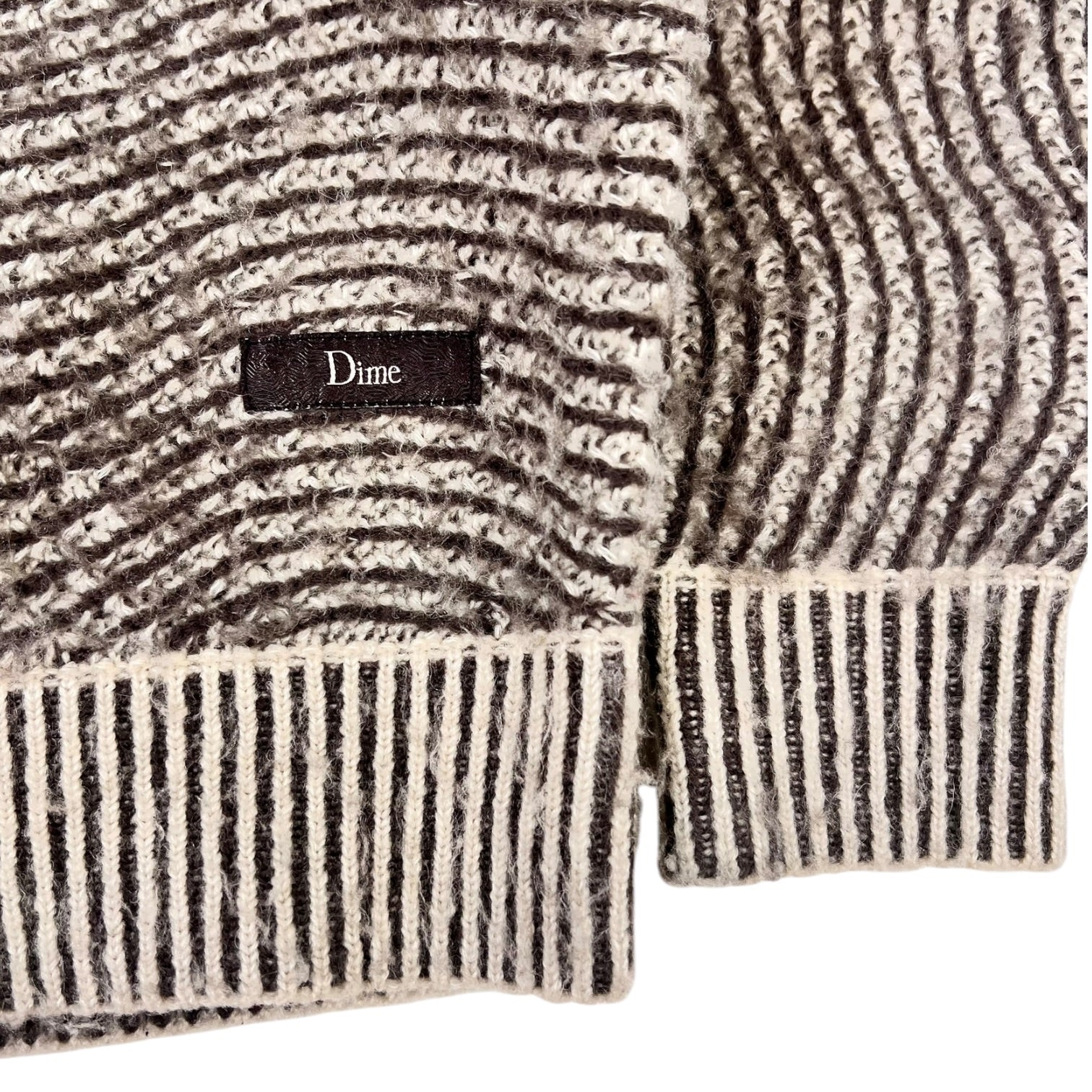 Dime Mohair Wave Knit Sweater