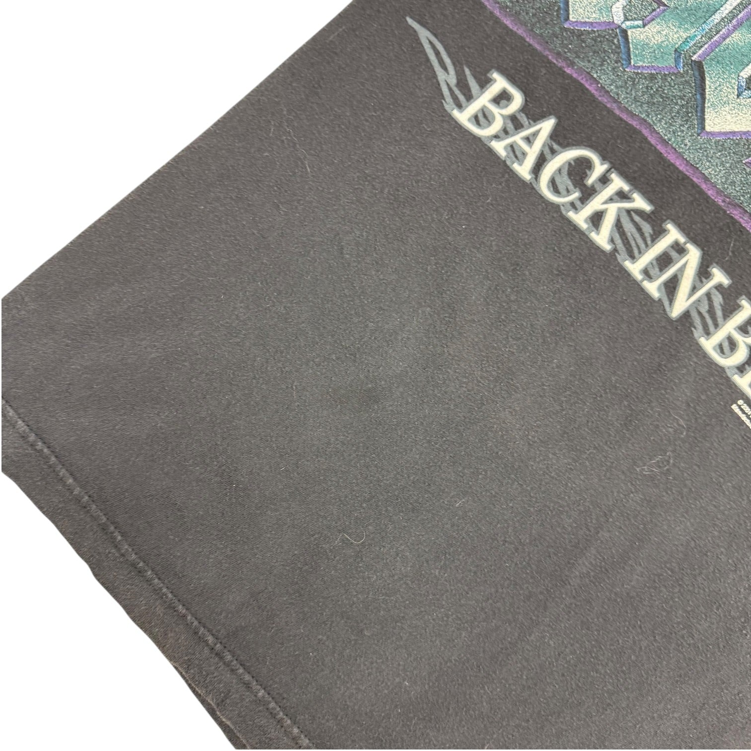 2001 AC/DC Back In Black Tee Black