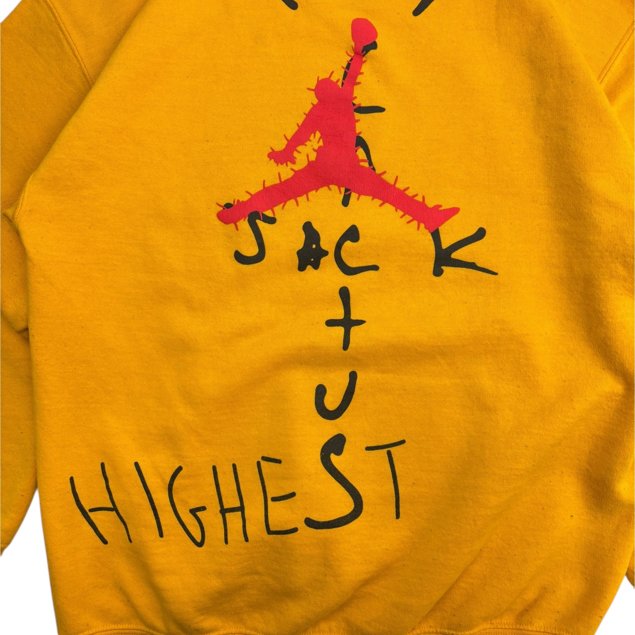 Travis Scott Jordan Cactus Jack Highest Hoodie Yellow