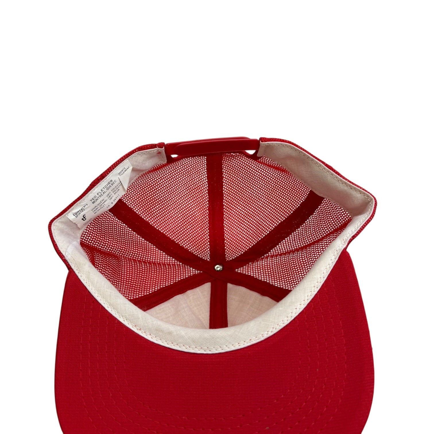 Vintage San Francisco 49ers Super Bowl XIX Mesh Trucker Hat Red