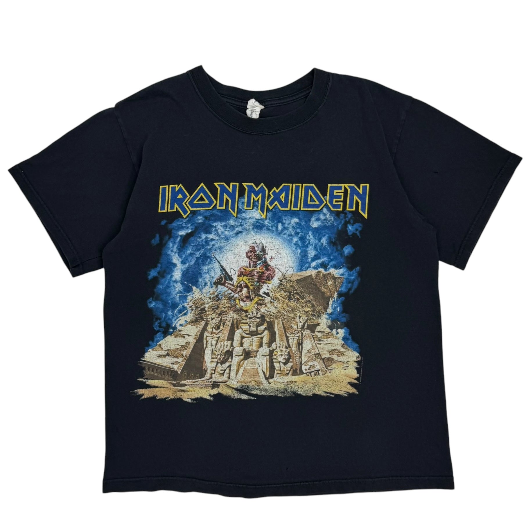 2008 Iron Maiden Somewhere Back In Time World Tour Tee Black