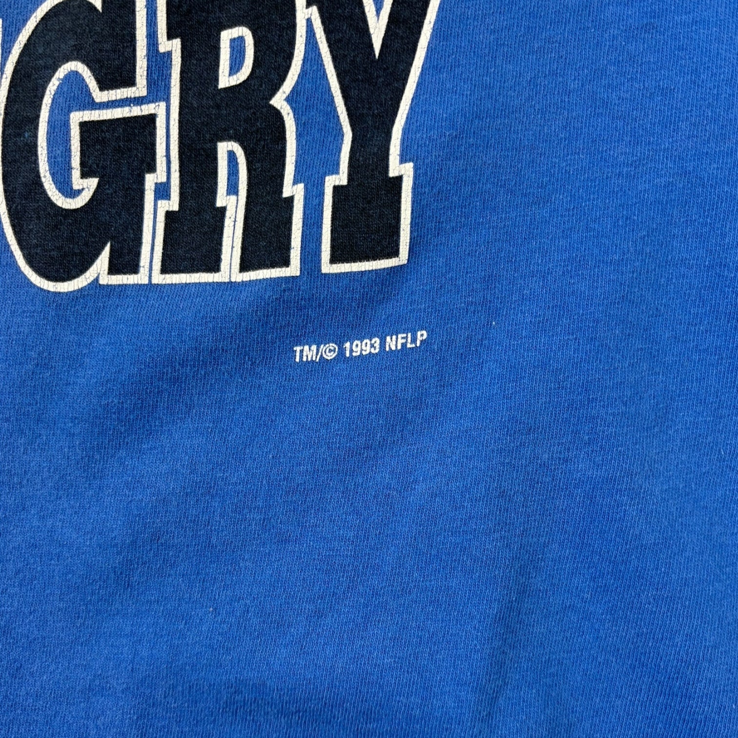 Vintage 1993 Indiana Colts Taz T-Shirt Blue