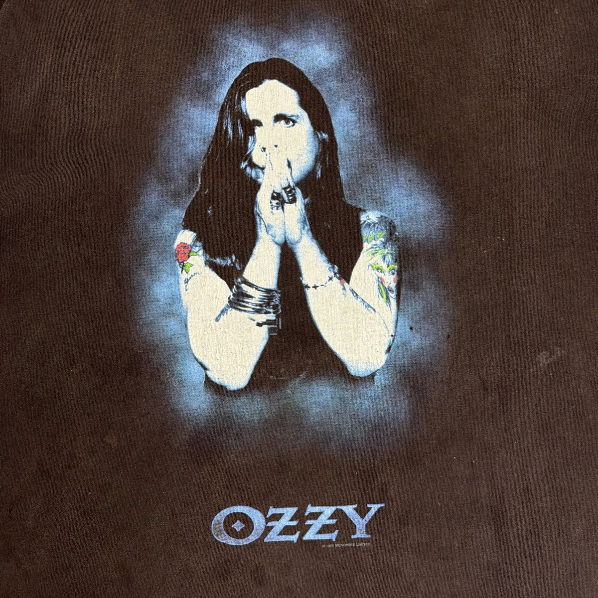 1996 Ozzy Osbourne Retirement Sucks Tour Tee Faded Black