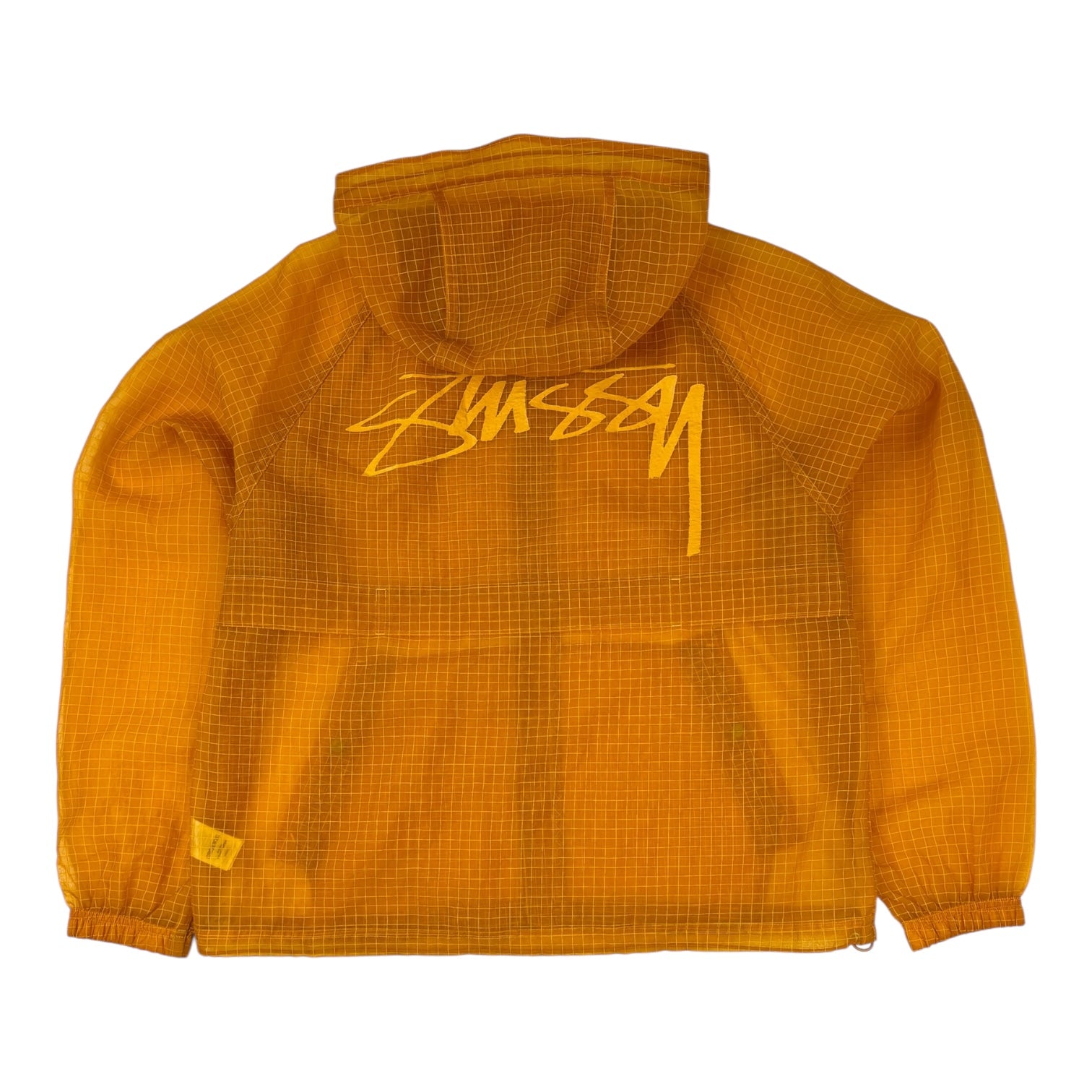 Stussy Beach Ripstop Transparent Shell Jacket Golden Yellow