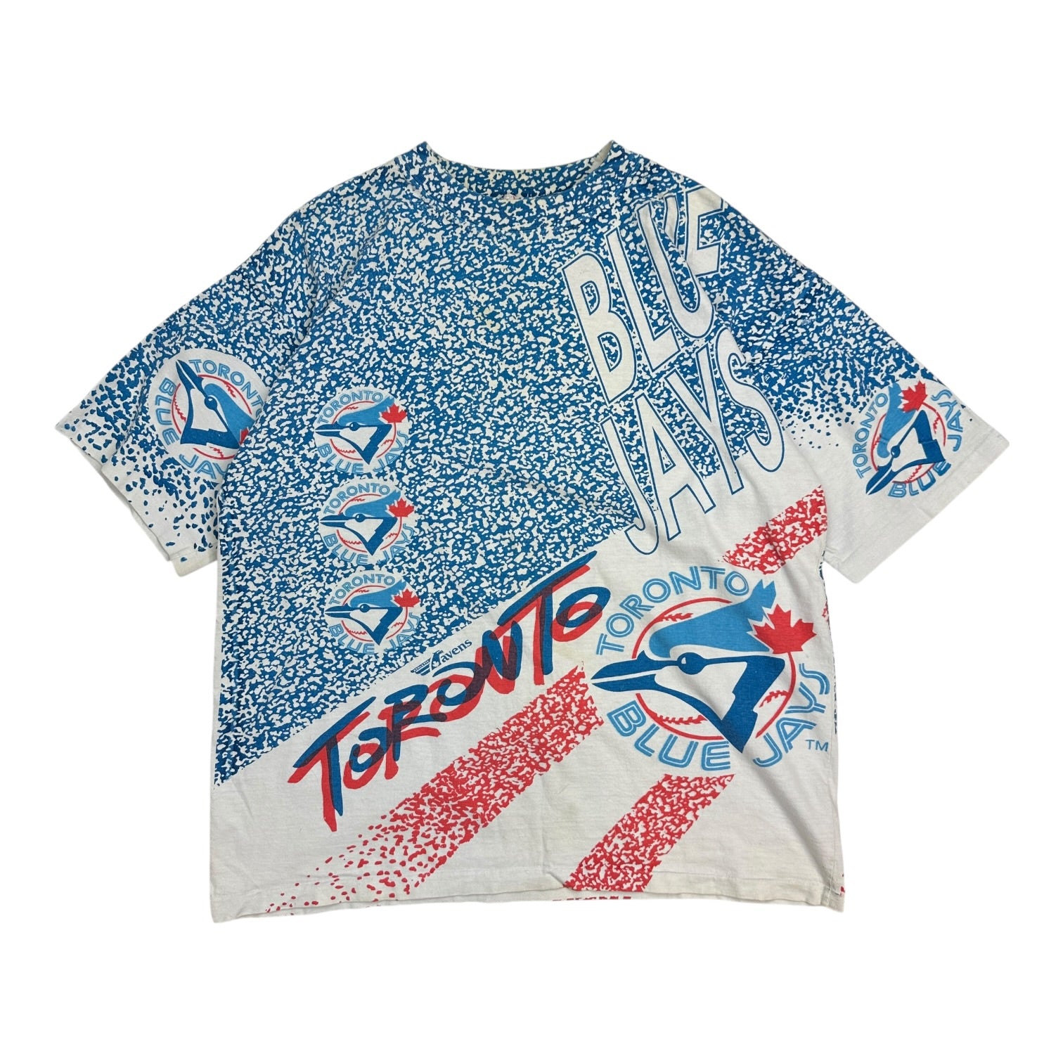 Vintage Toronto Blue Jays AOP Tee Blue