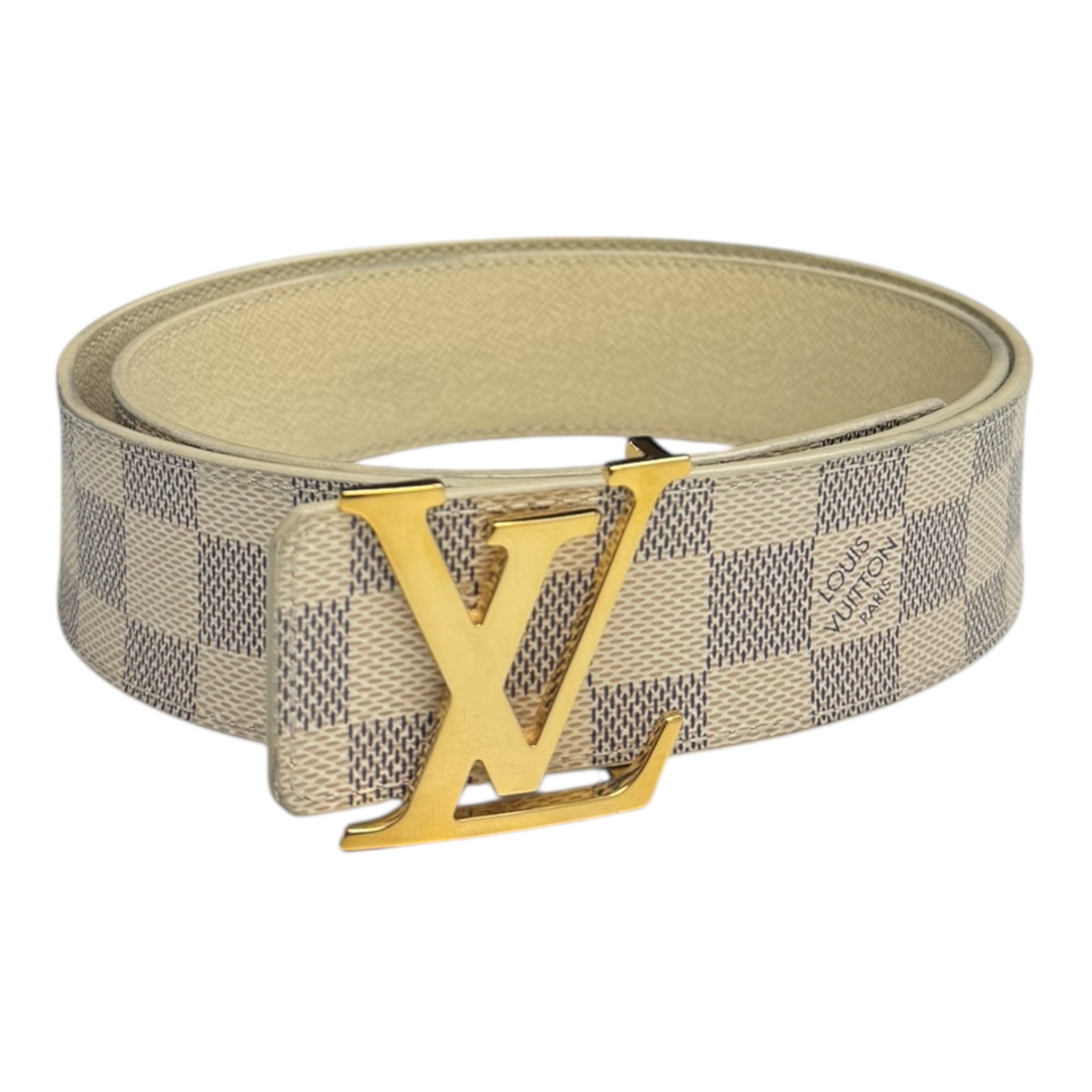 Louis Vuitton Initialed Belt Damier Azur