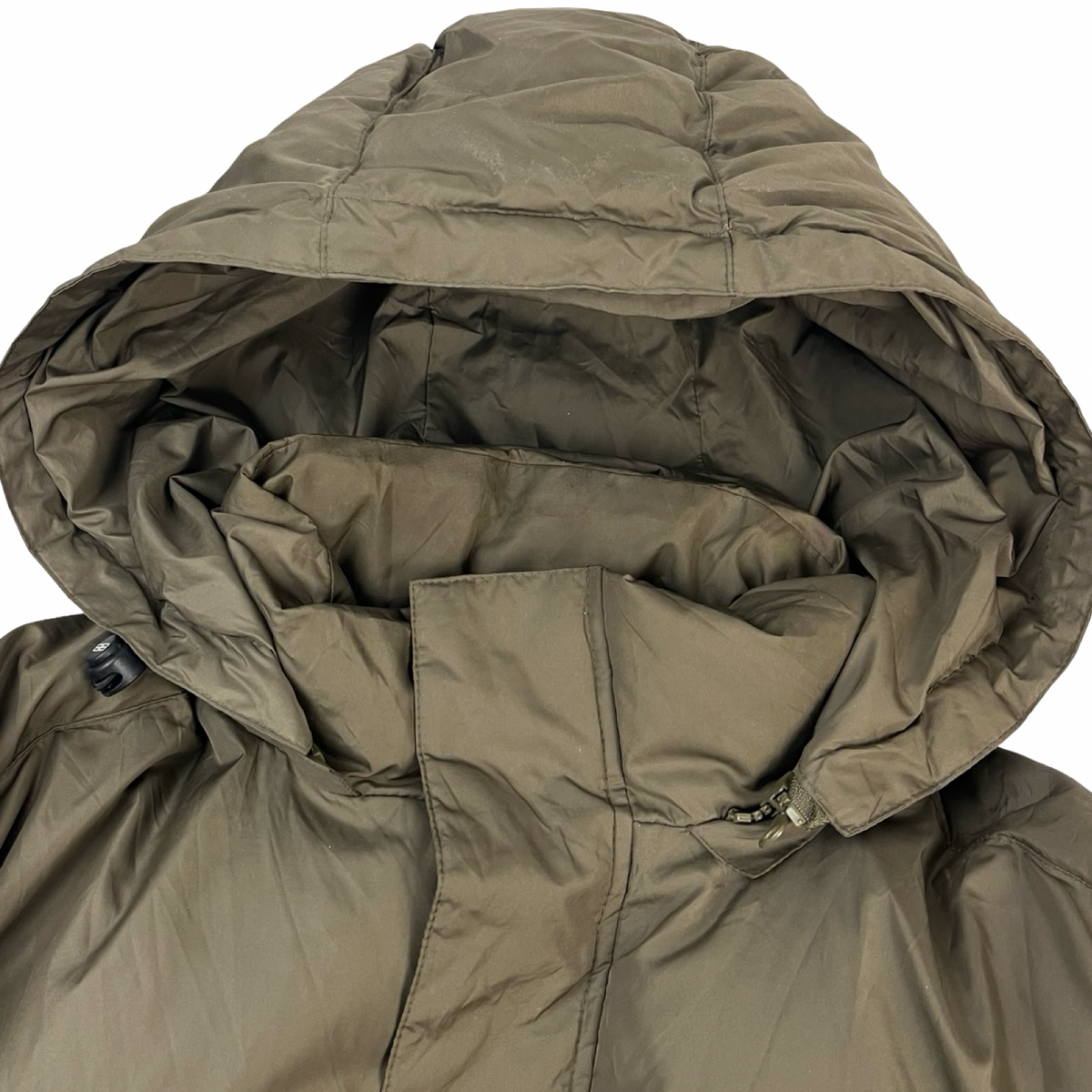 Balenciaga Hooded Down Puffer Olive Green
