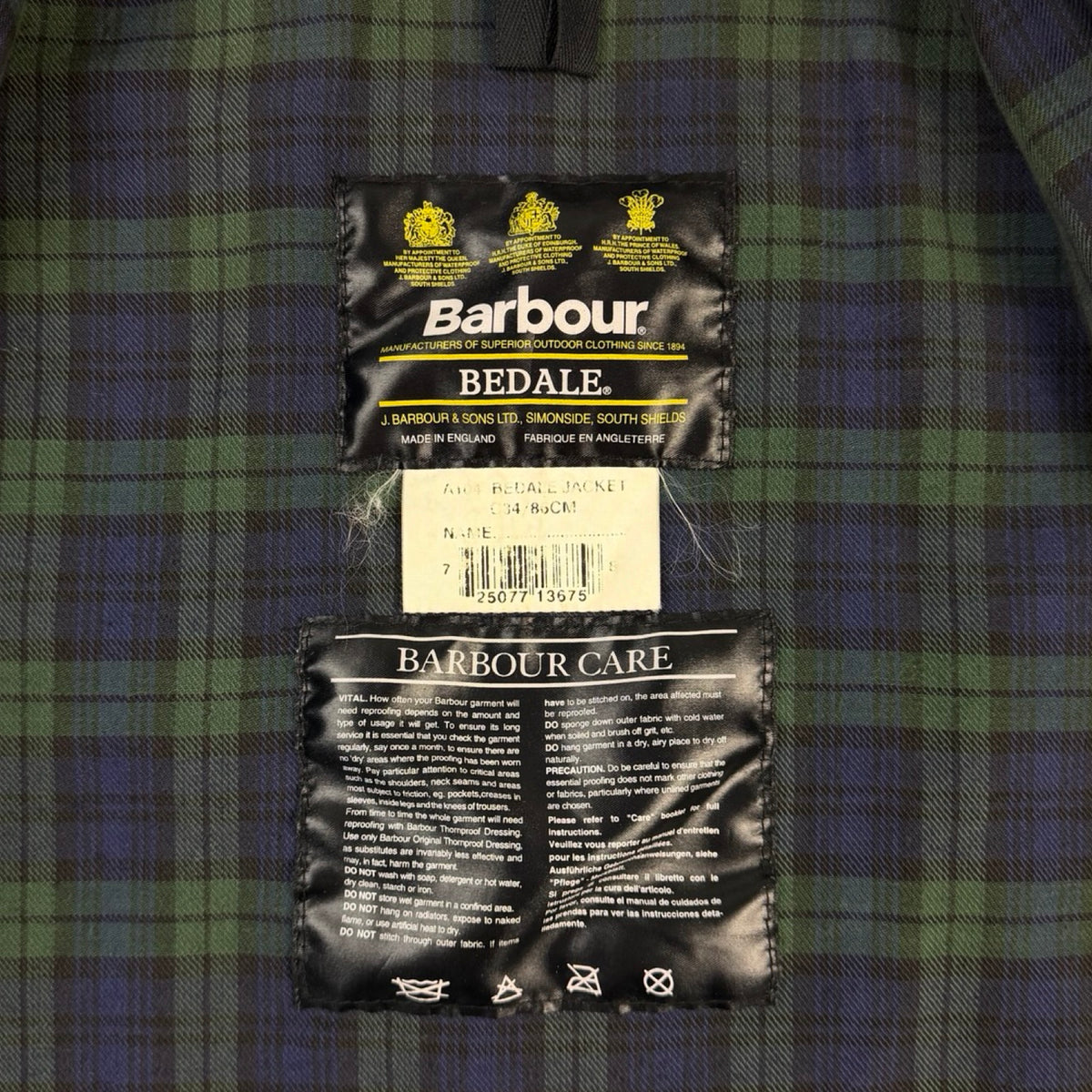 Barbour Beaufort Wax Jacket Faded Brown