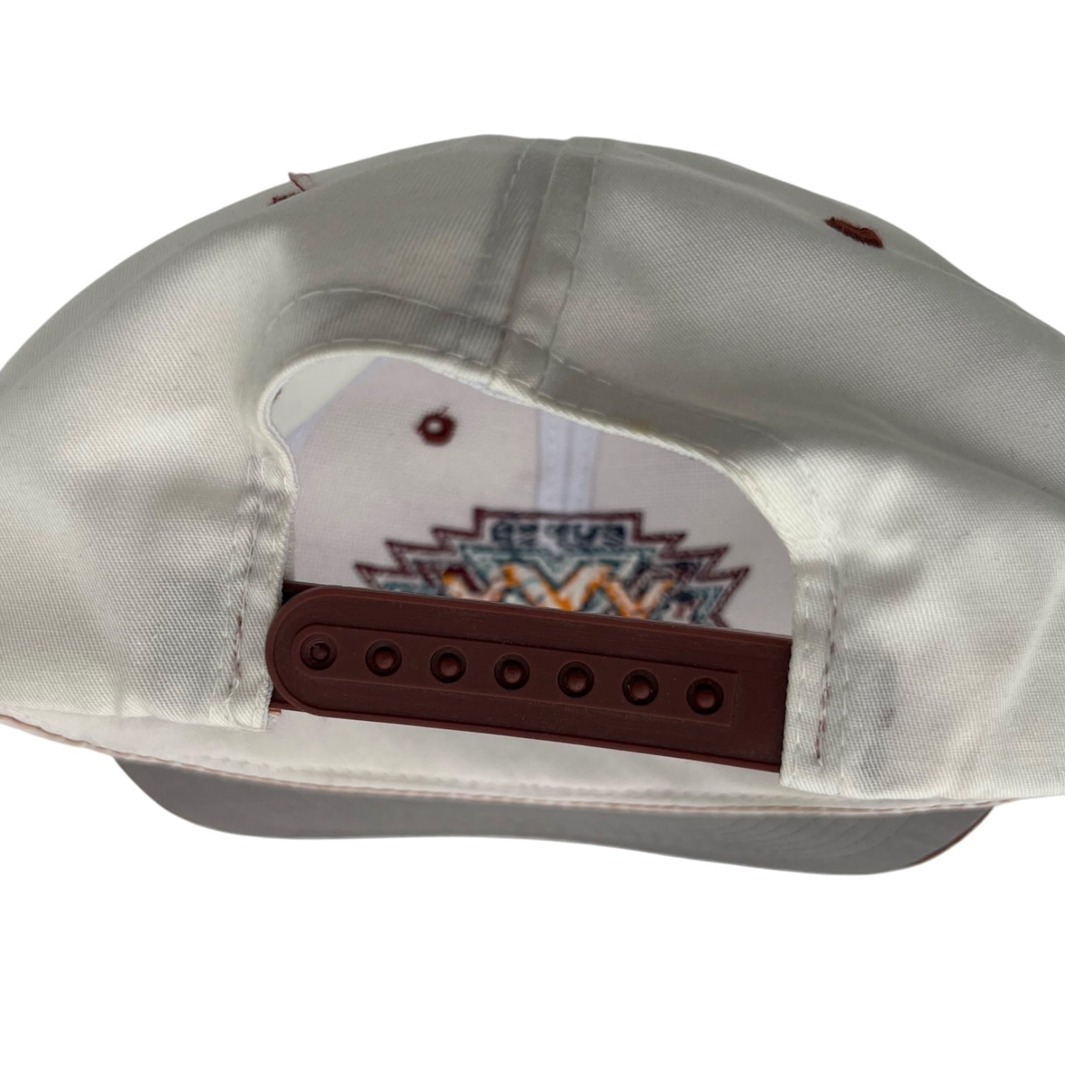Vintage Super Bowl XXX Snapback Hat White/Burgundy