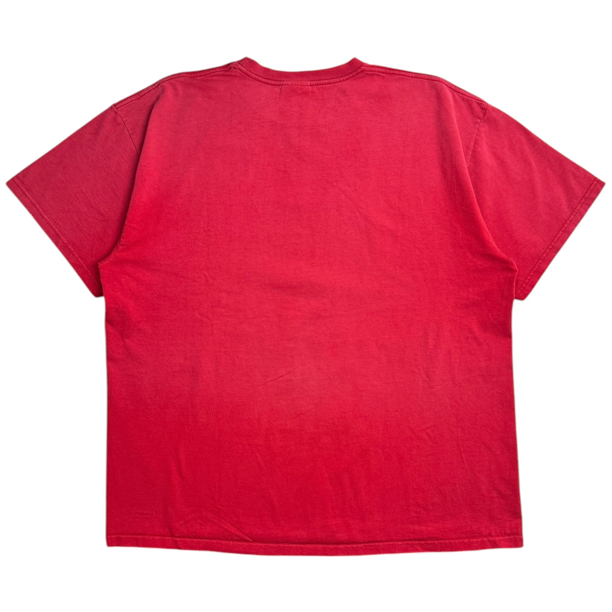 Vintage Y2K Nike Pocket Font T-Shirt Red