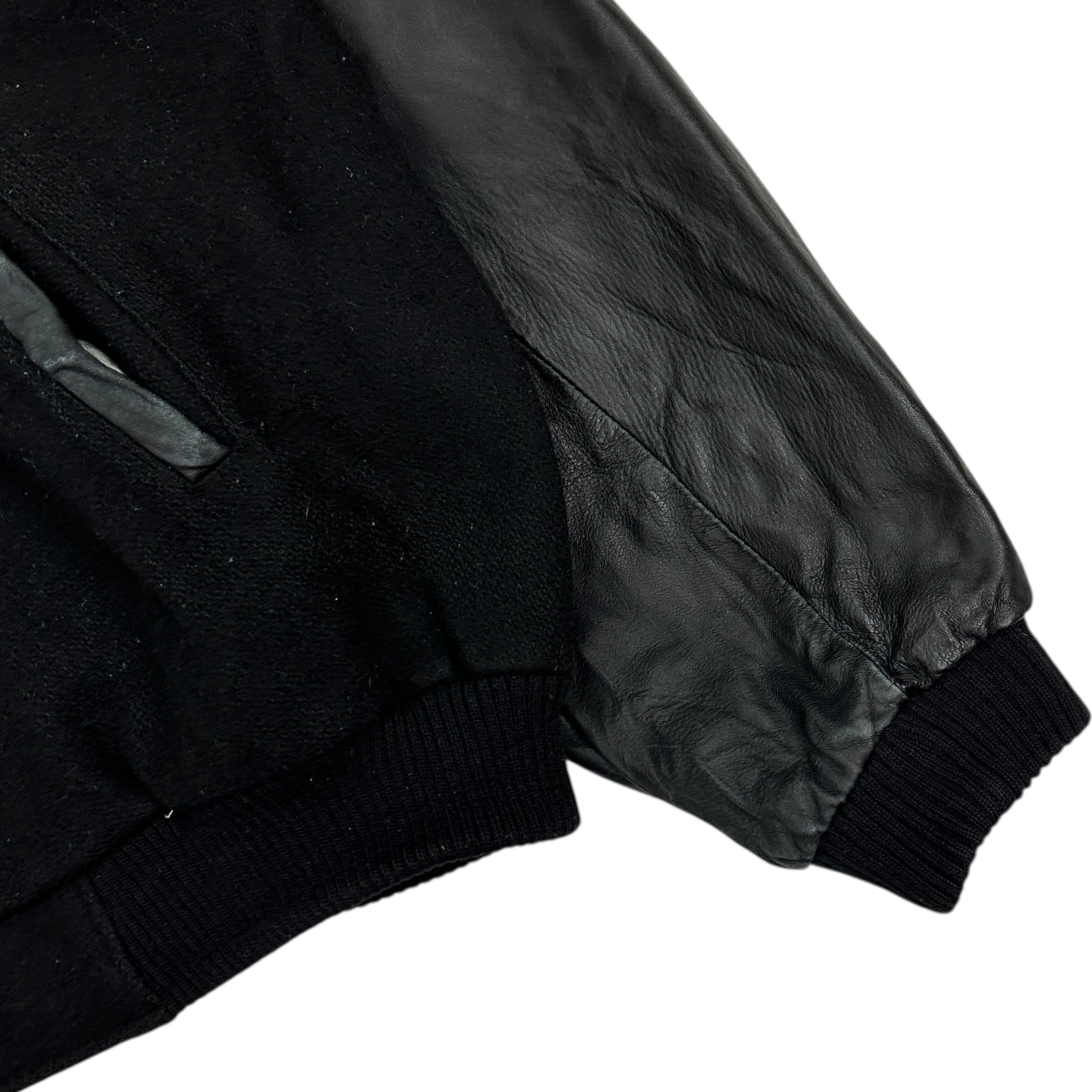 Vintage Apple Macintosh Varsity Jacket Black