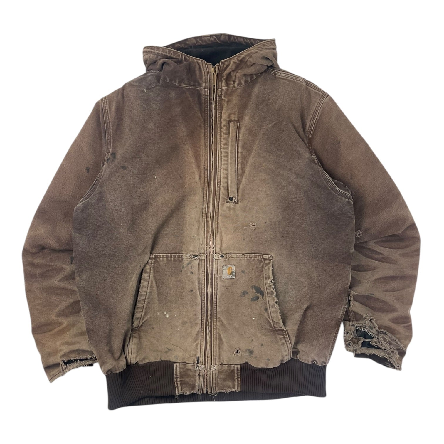 Carhartt Active Jacket Distressed Dark Brown