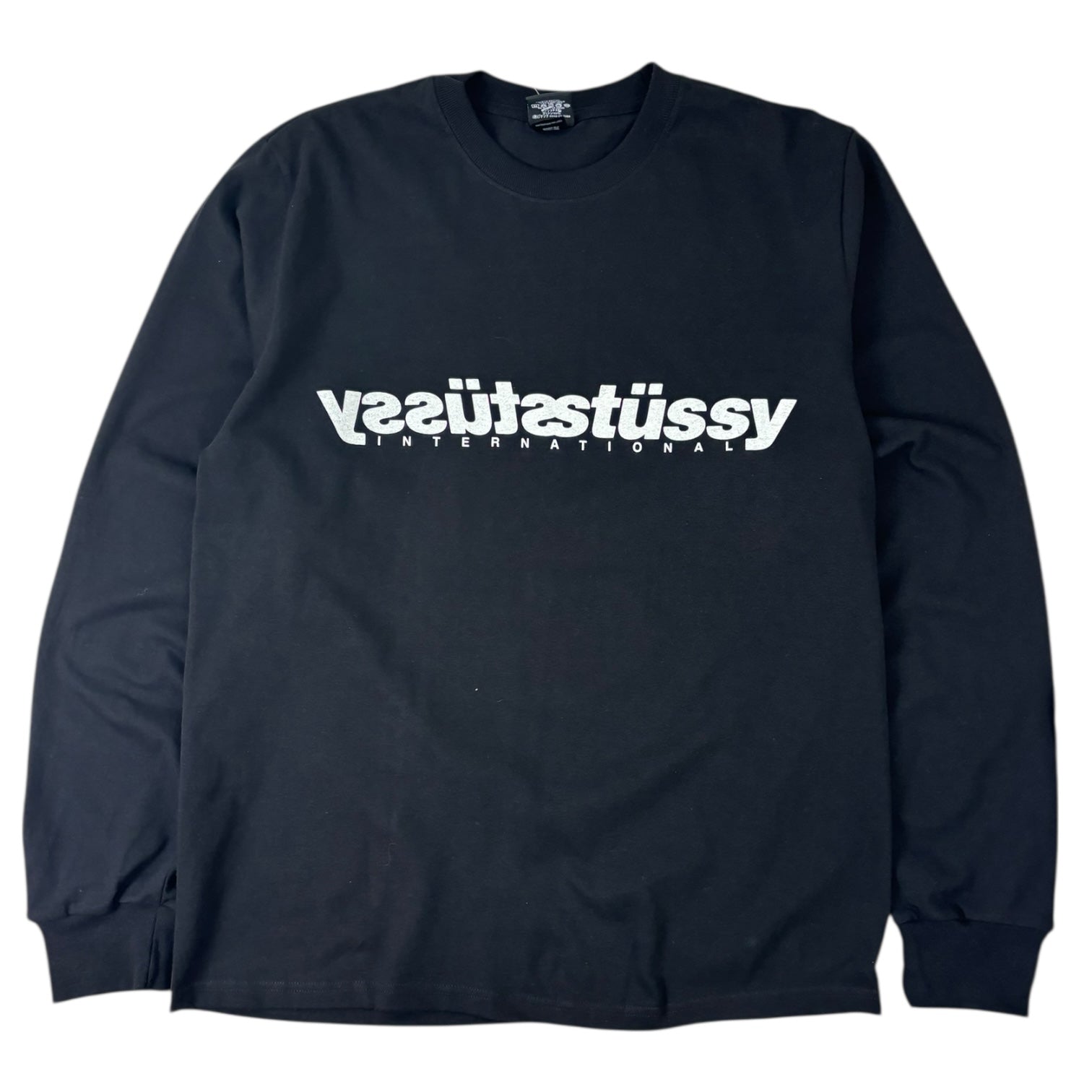 Stussy Mirror Long Sleeve T-Shirt Black