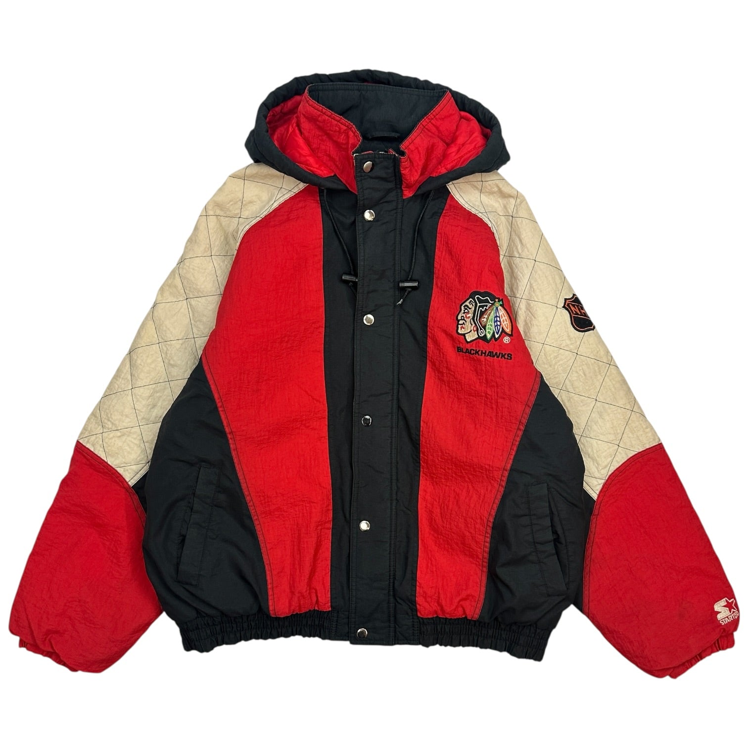 Vintage Chicago Blackhawks Starter Jacket Red/White