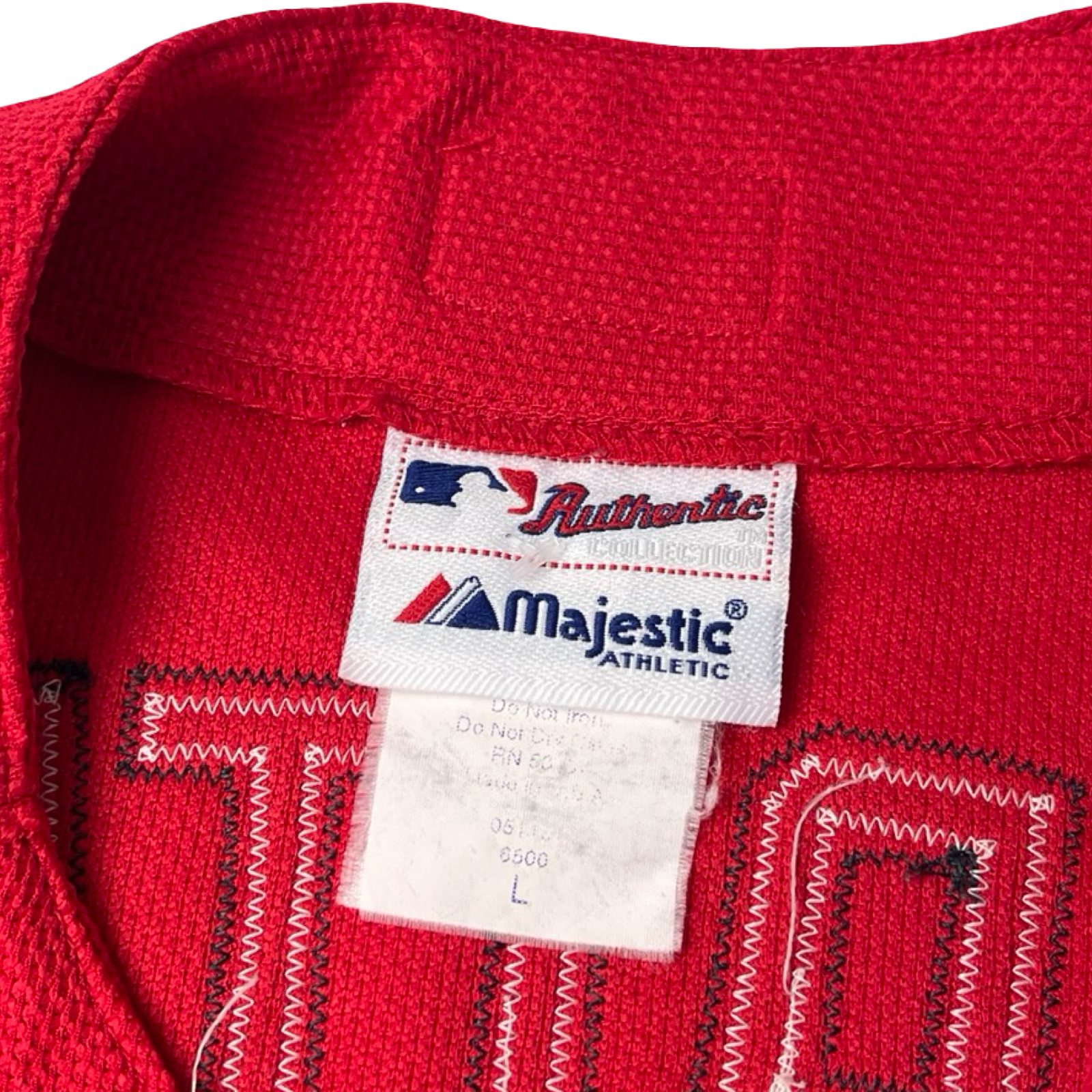 Majestic Boston Red Sox #33 Varitek MLB Button-Up Jersey