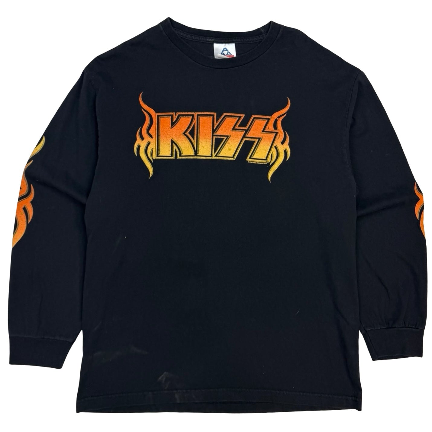 2003 Kiss Flame Longsleeve Black