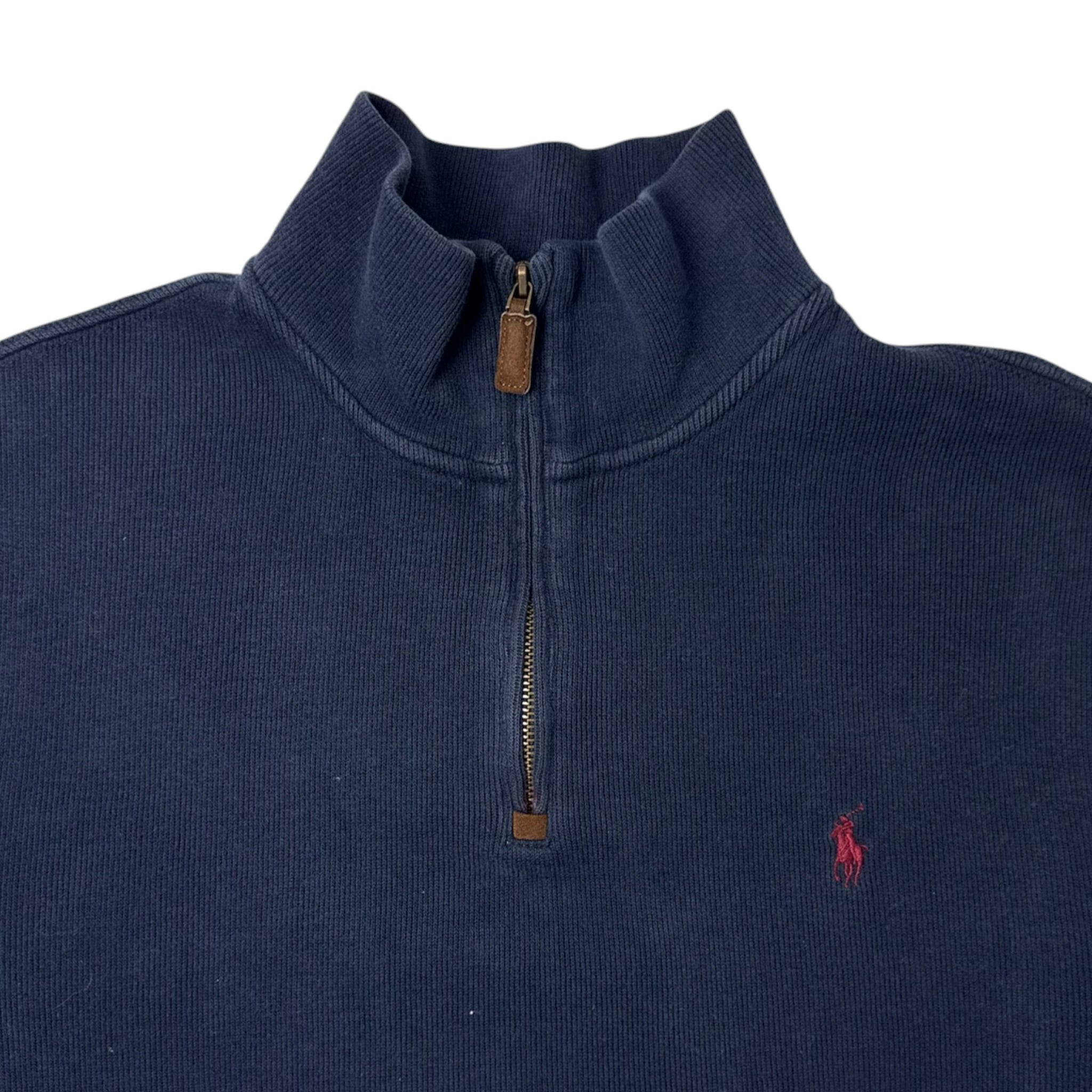 Polo Ralph Lauren Quarter Zip Sweater Navy
