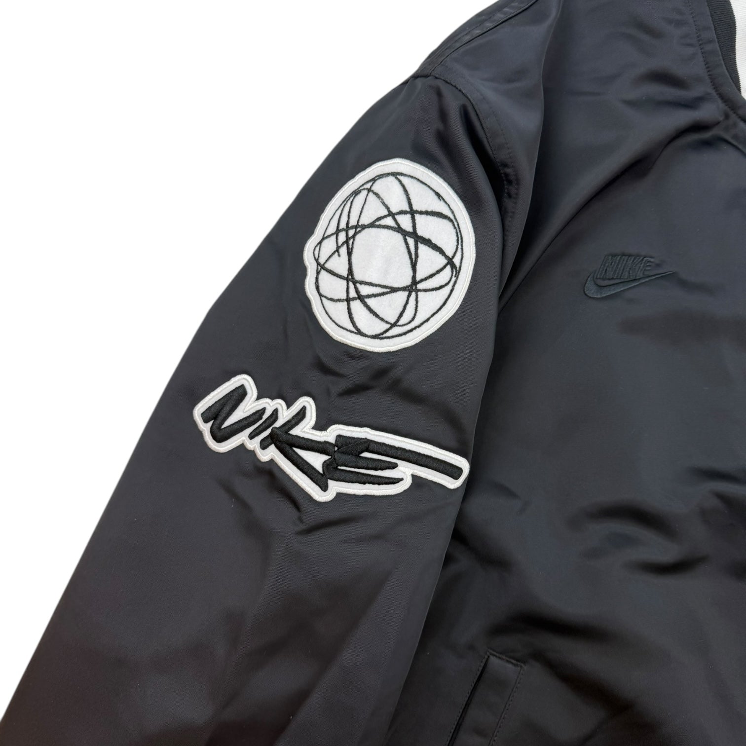 Nike x Futura Japan Exclusive Dugout Satin Jacket Black