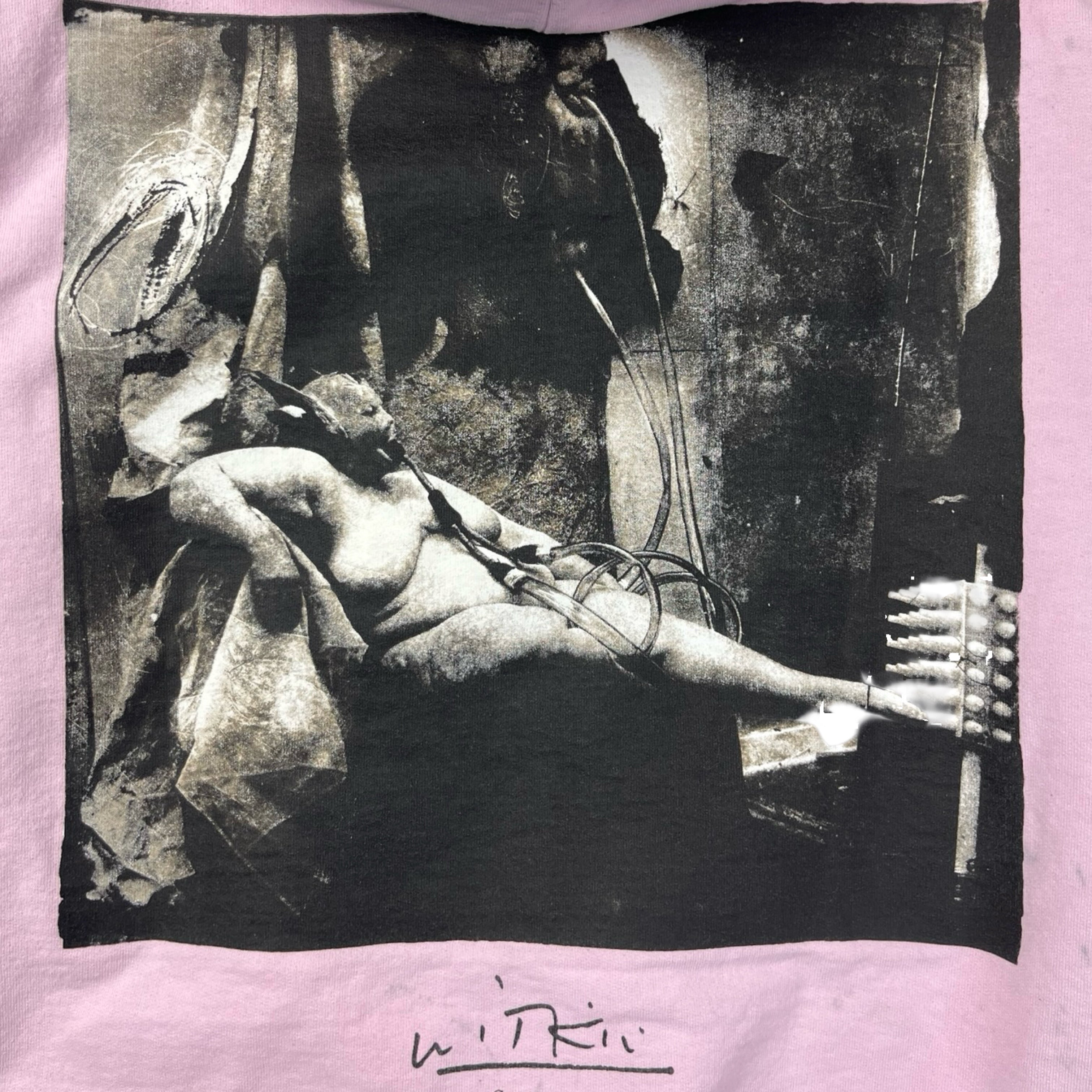 Supreme Joel-Peter Witkin Sanitarium Hoodie Pink