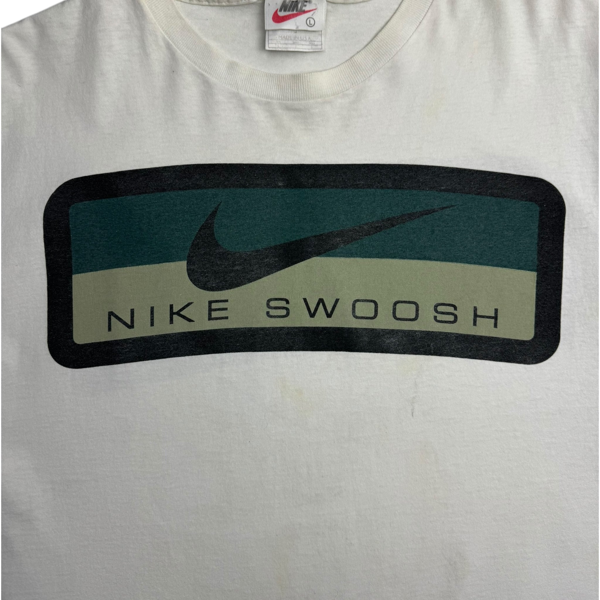 Vintage Y2K Nike Swoosh T-Shirt White