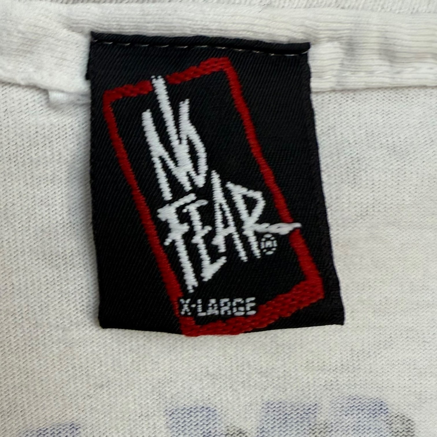 Vintage No Fear ‘Play Hard Play Rough….’ L/S Tee White