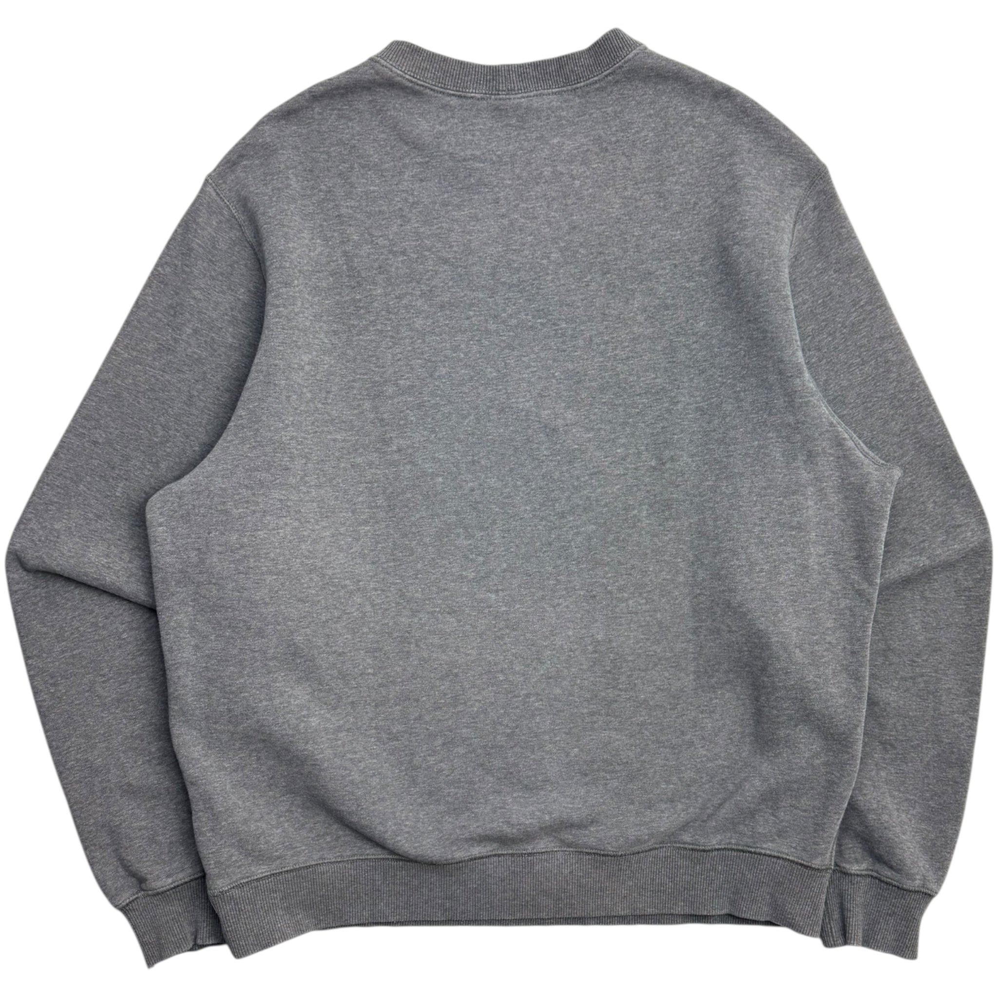 Vintage Y2K Nike Spellout Swoosh Crewneck Grey