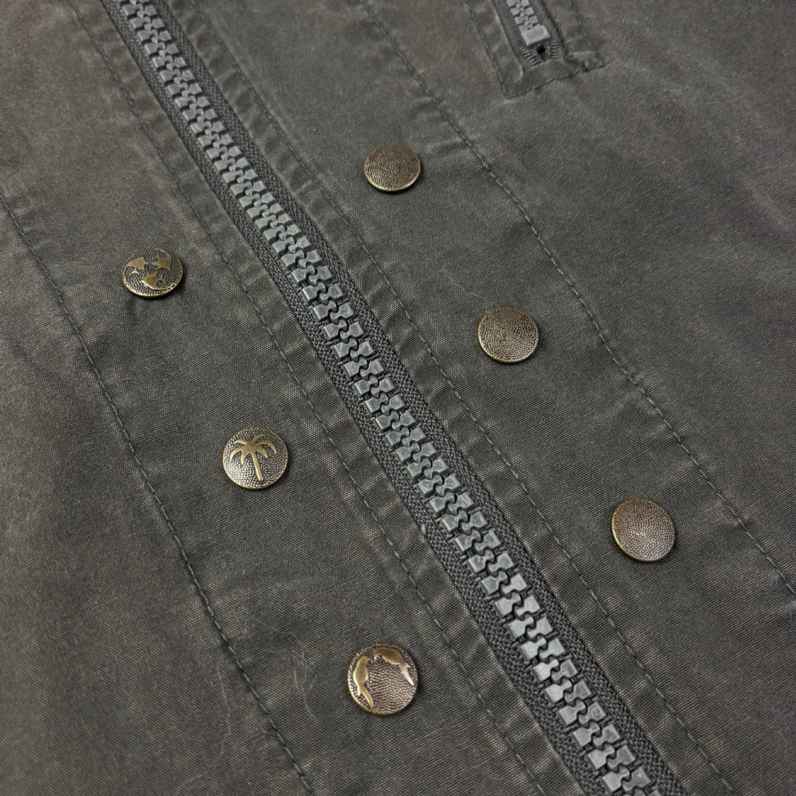 Y2K Diesel Jacket Multi-Pocket Utility Jacket Dark Olive