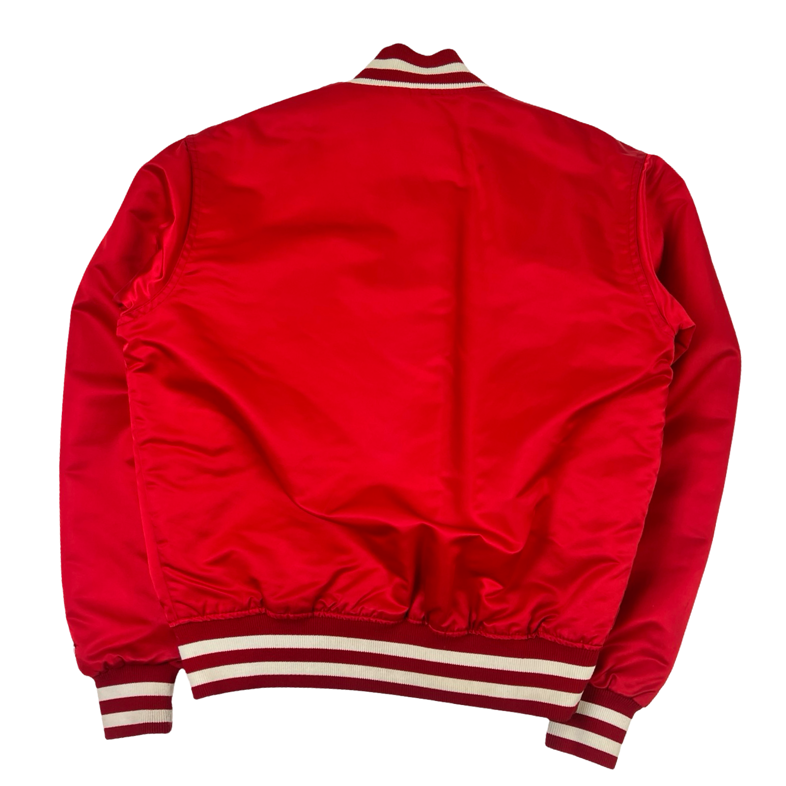 Vintage Detroit Red Wings Satin Bomber Jacket