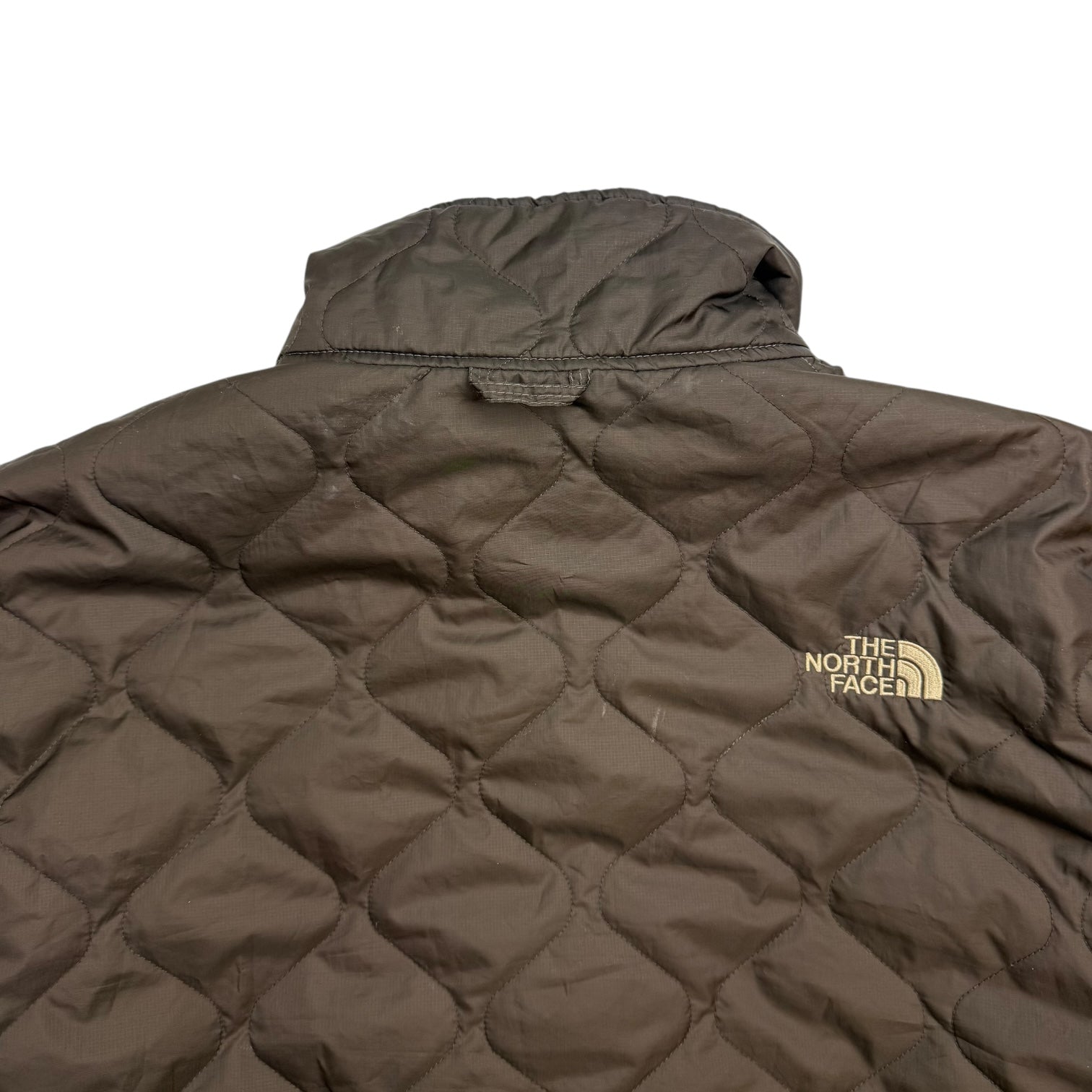 Vintage The North Face Quilted Jacket Brown