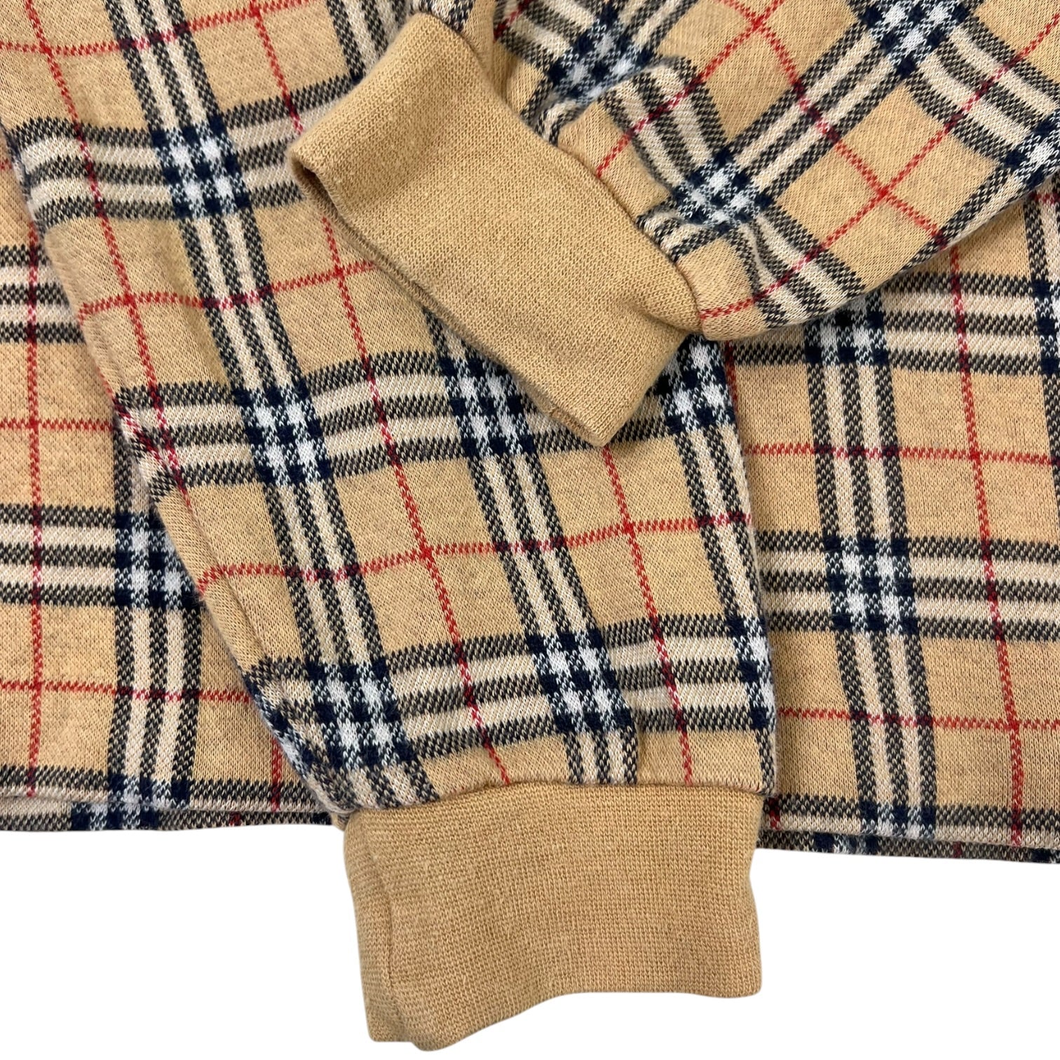 Vintage Burberrys Nova Check Long-Sleeve Polo Shirt