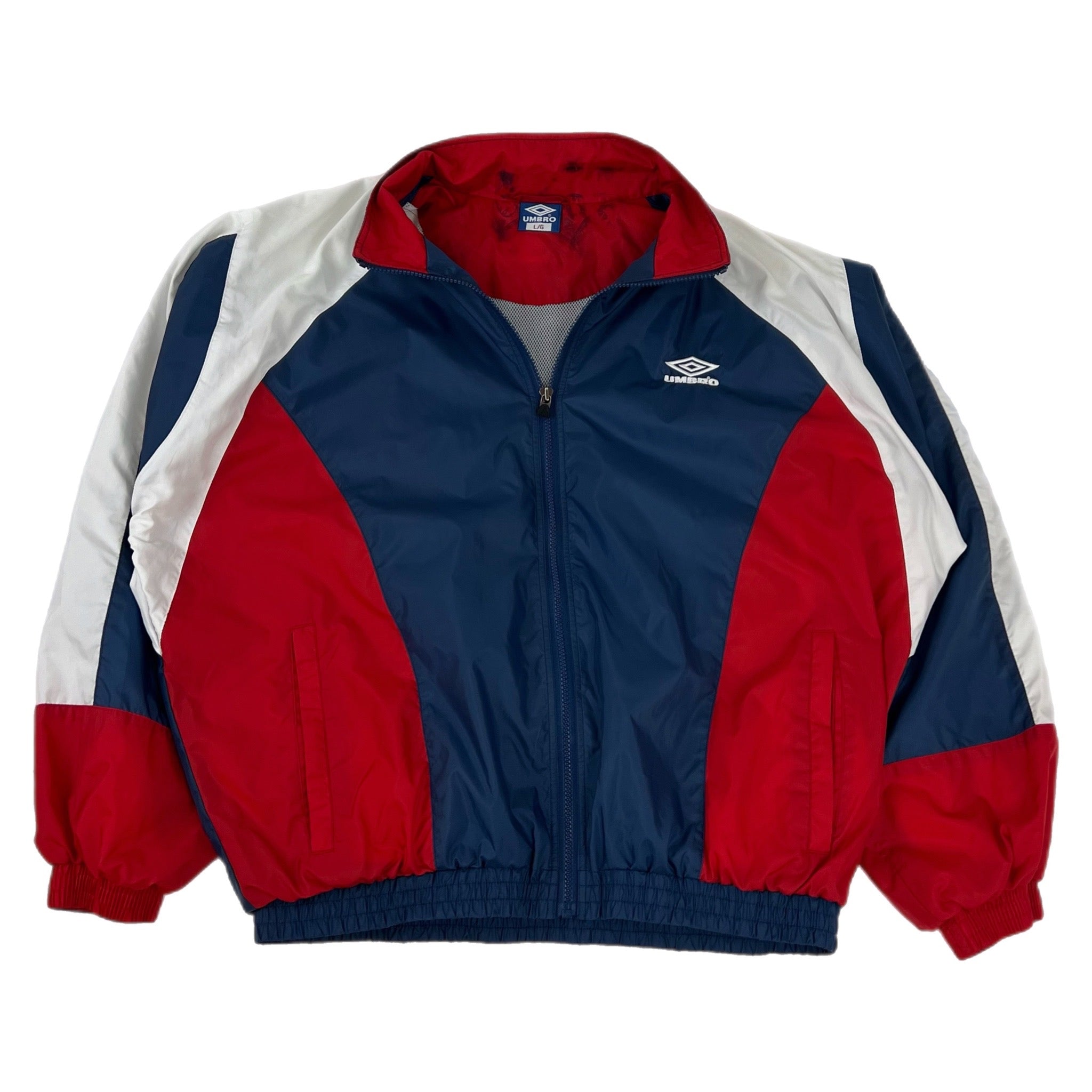 Vintage Umbro Nylon Jacket Blue/Red/White