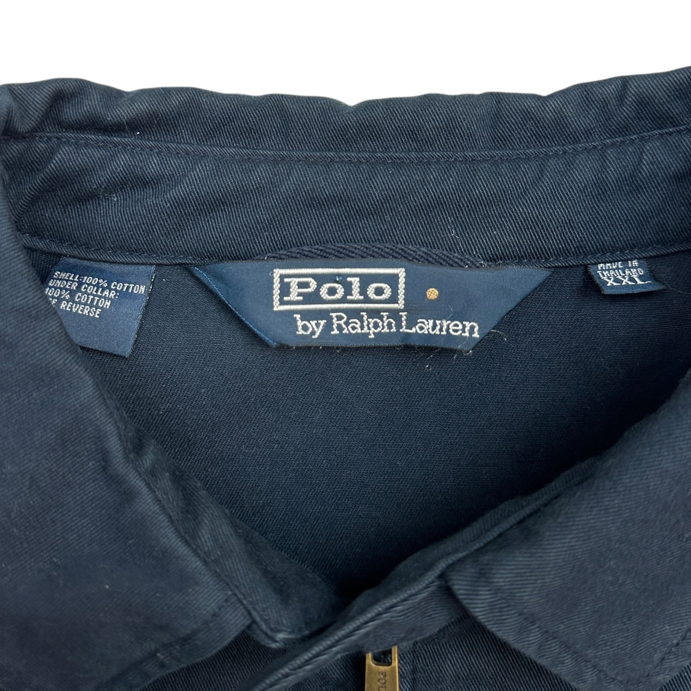 Vintage Polo Ralph Lauren Harrington Jacket Navy Blue